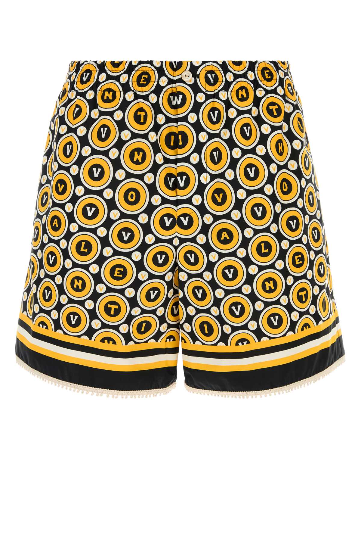 VALENTINO GARAVANI Printed Poplin Bermuda Shorts for Men