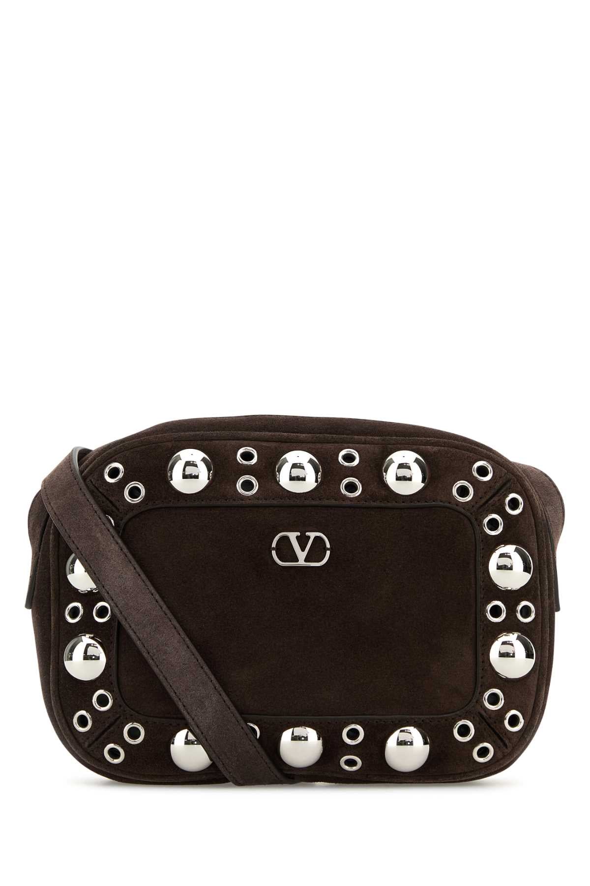 VALENTINO GARAVANI Suede Mini Crossbody Handbag