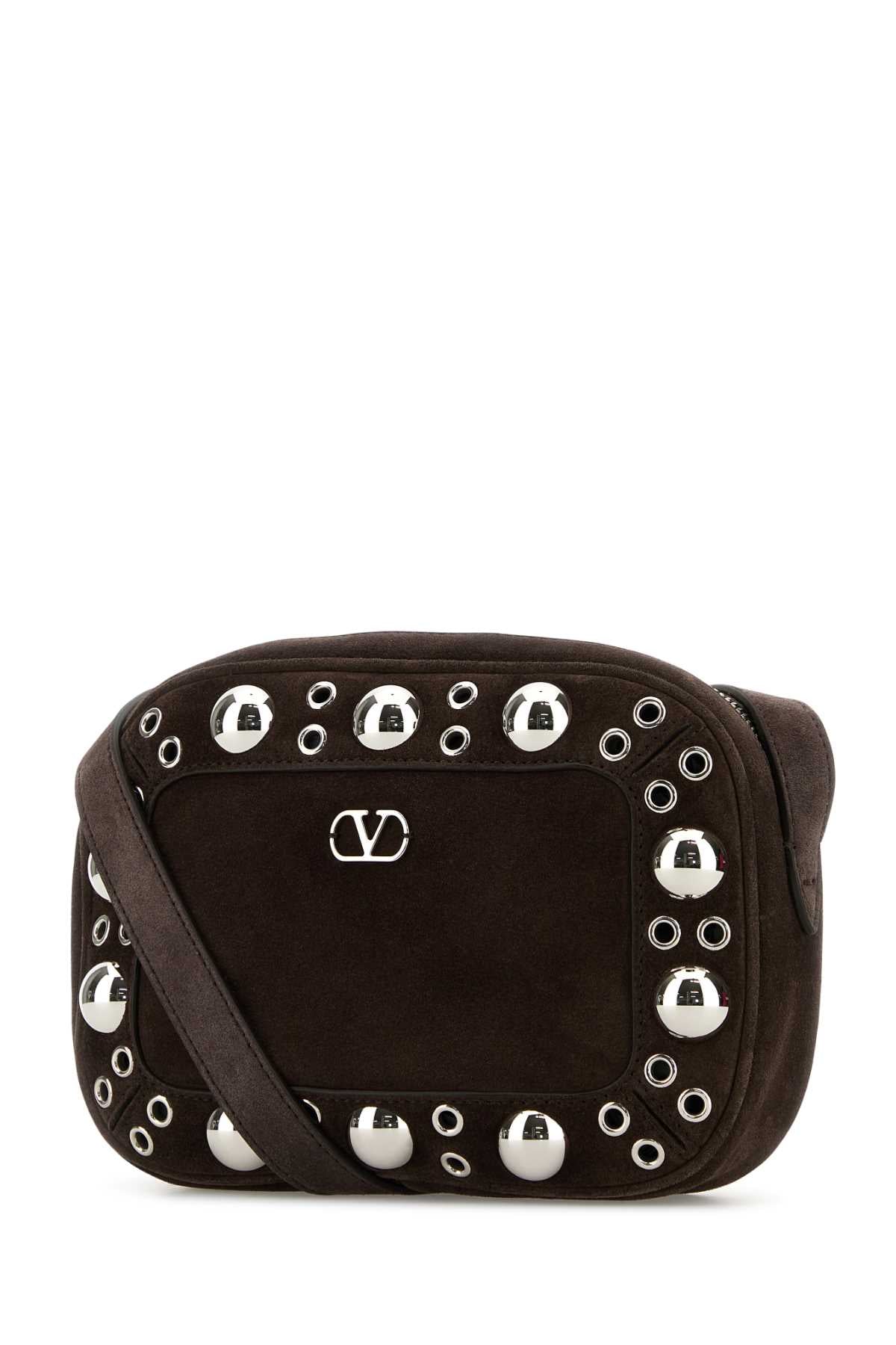 VALENTINO GARAVANI Suede Mini Crossbody Handbag