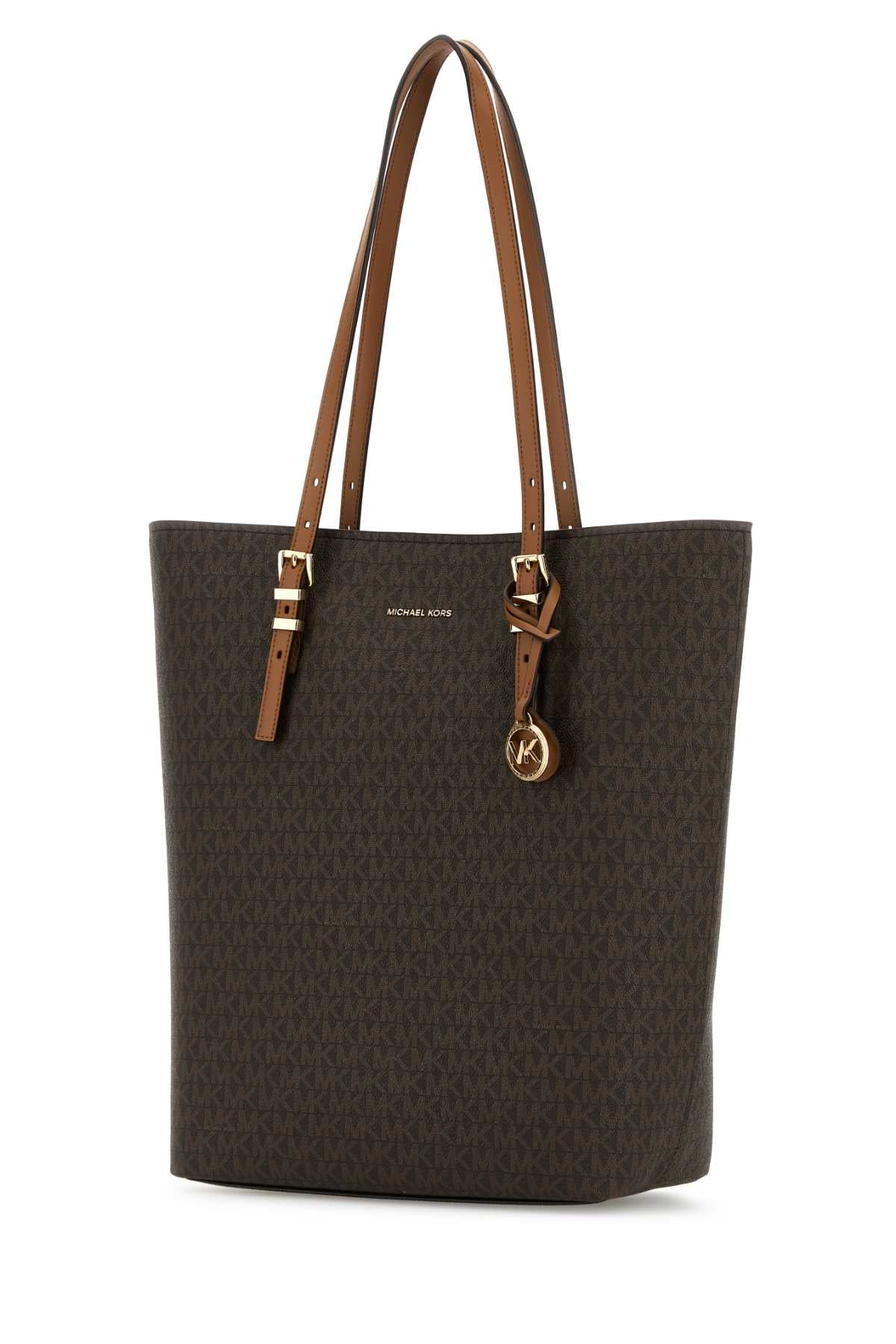 MICHAEL BY MICHAEL KORS Large Printed Canvas Quinn Shopping Handbag