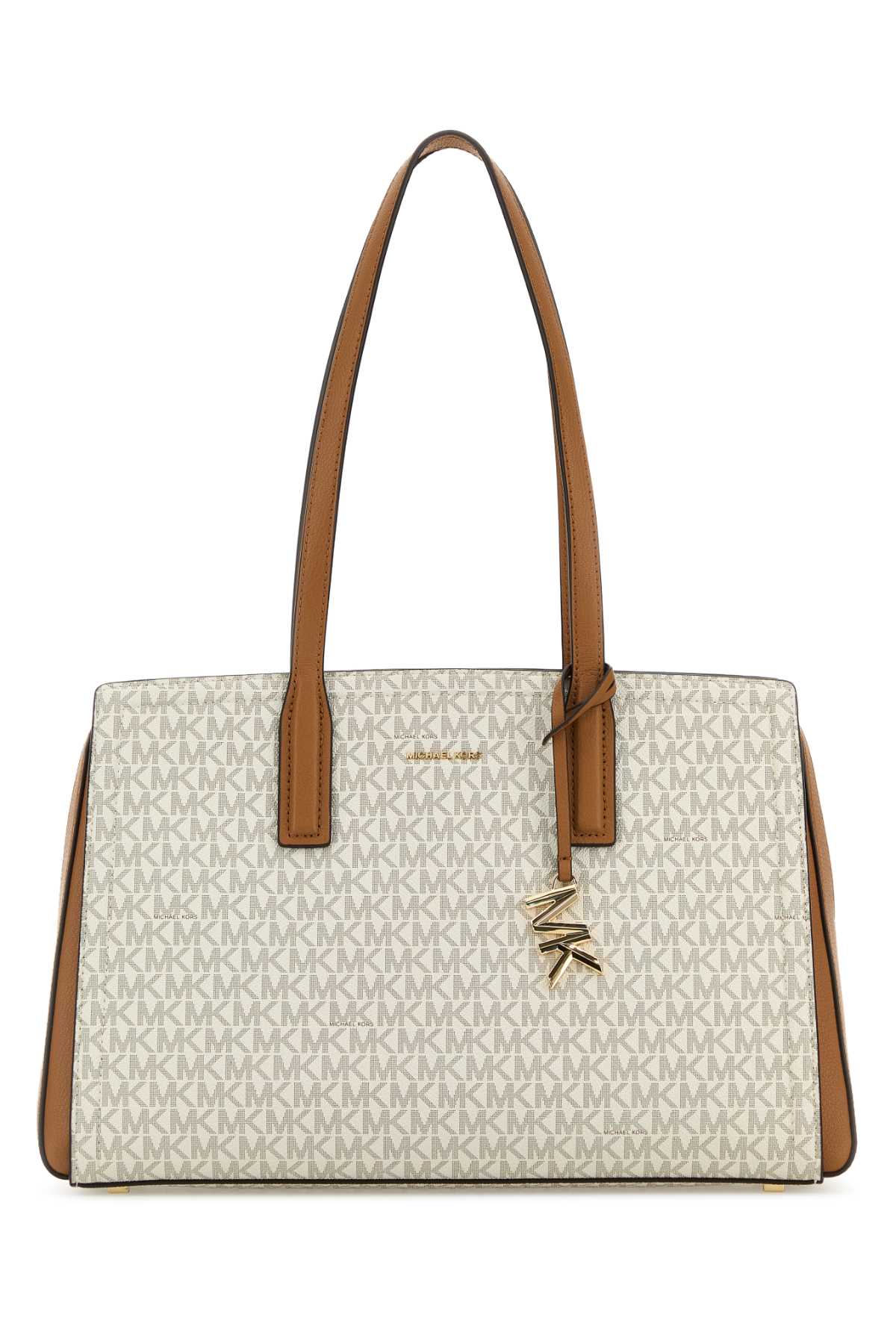 MICHAEL BY MICHAEL KORS Printed Canvas Medium Laila Shopping Handbag