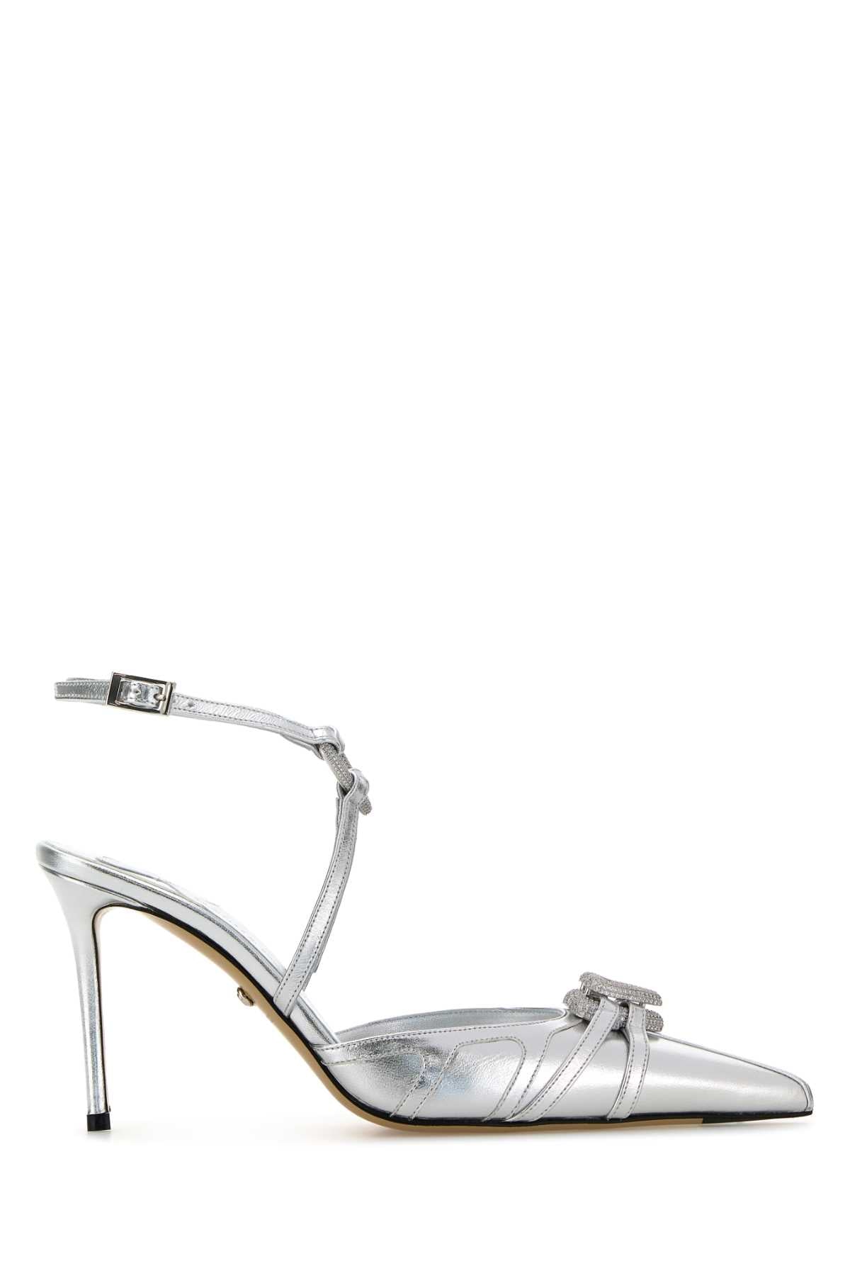 MACH&MACH Elegant Nappa Leather Pumps with 9.5 cm Heel Height