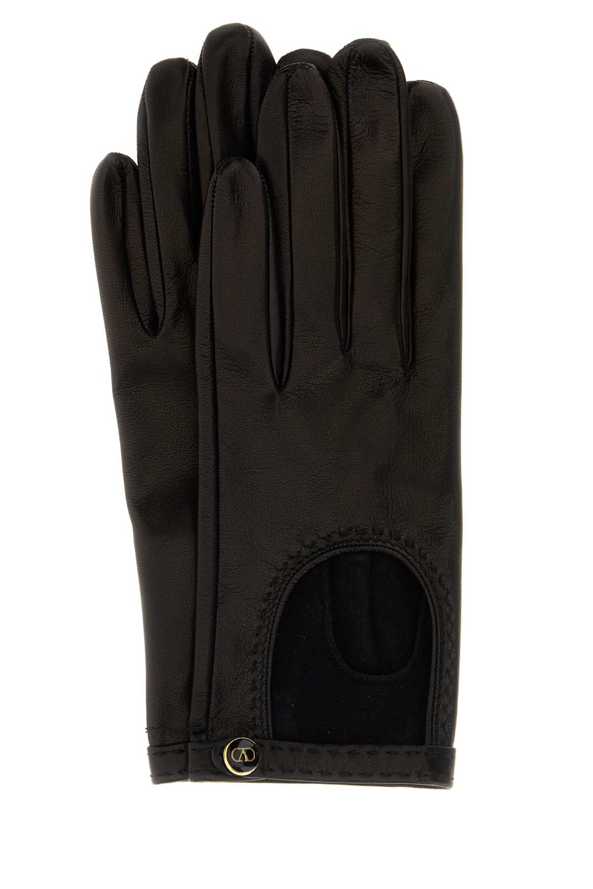 VALENTINO GARAVANI Luxe Lamb Leather Gloves for Women