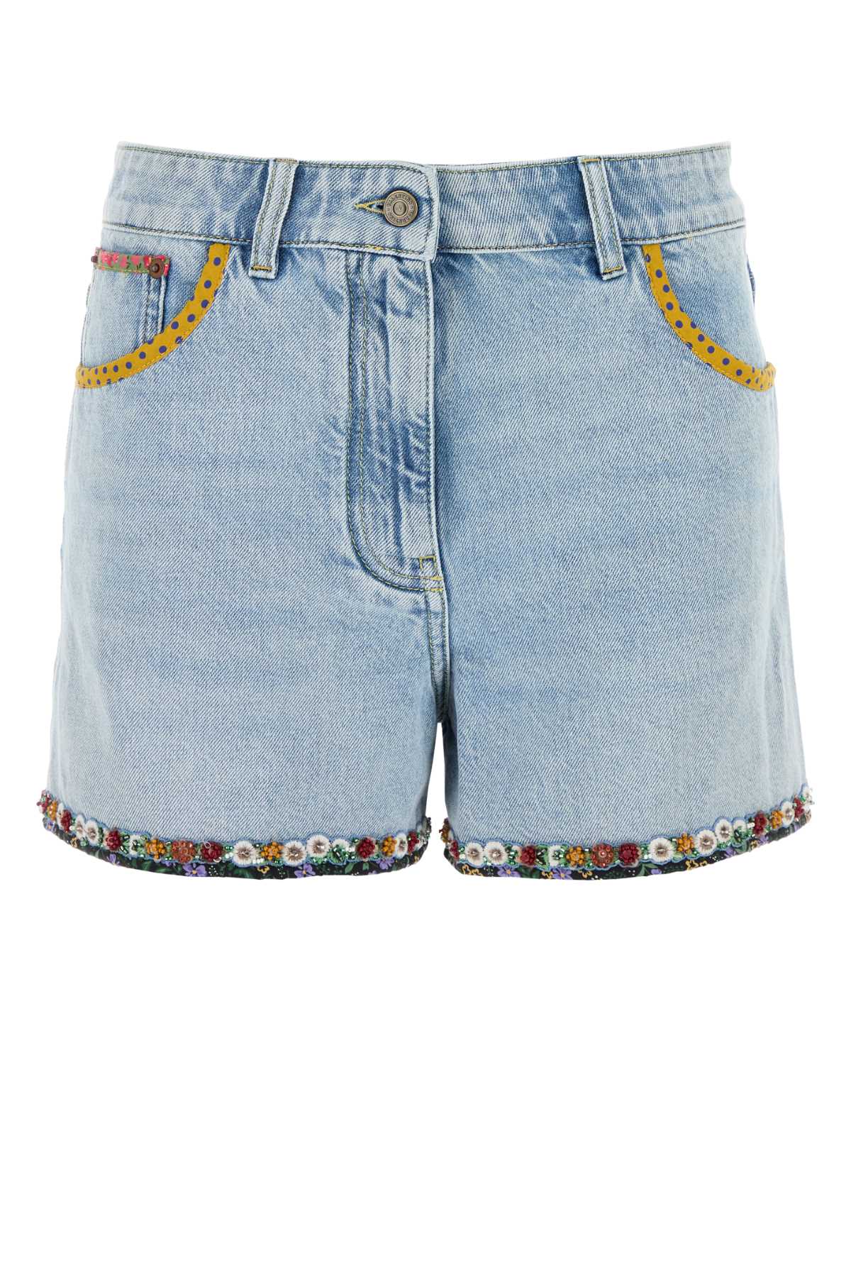 VALENTINO GARAVANI Denim Mini Shorts for Women
