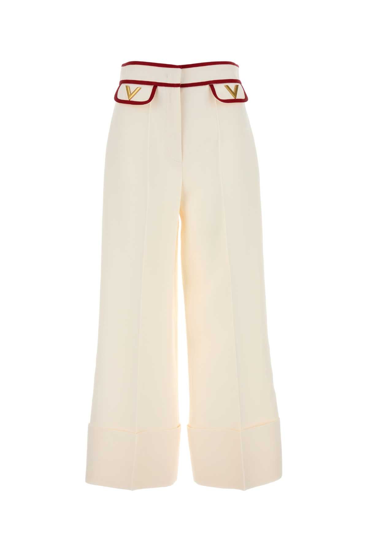 VALENTINO GARAVANI Chic Crepe Trousers for Women - Perfect for Spring 2025