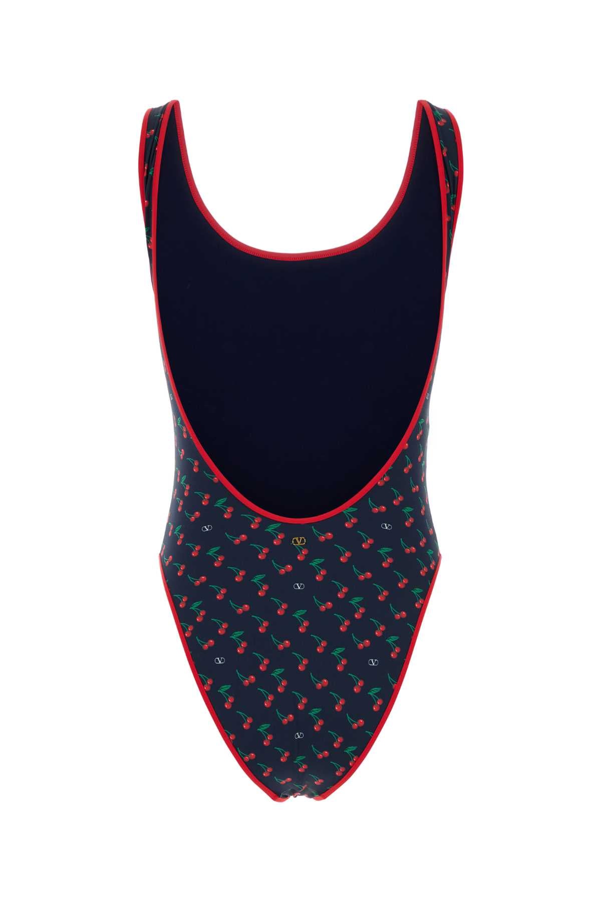 VALENTINO GARAVANI Printed Stretch Nylon Swimsuit