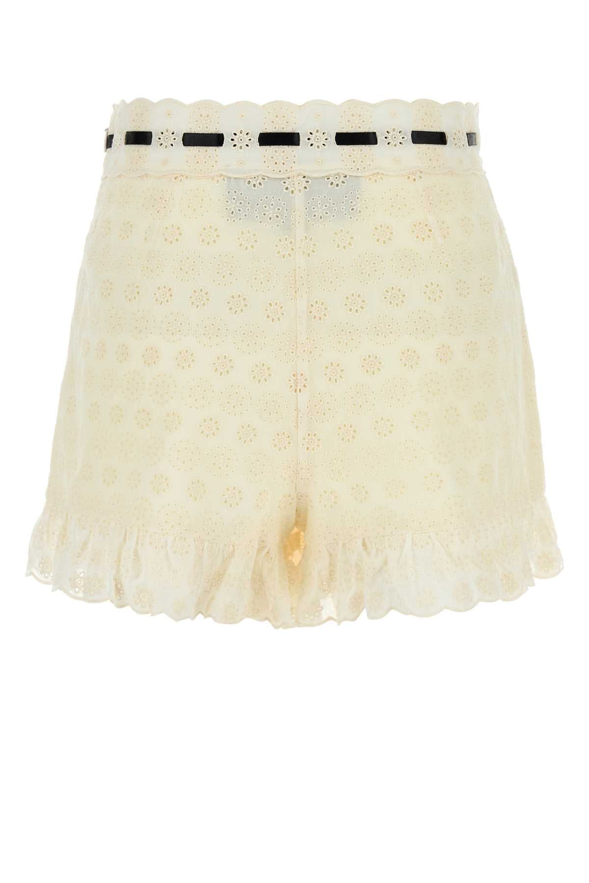 VALENTINO GARAVANI Luxe Lace Mini Shorts for Women