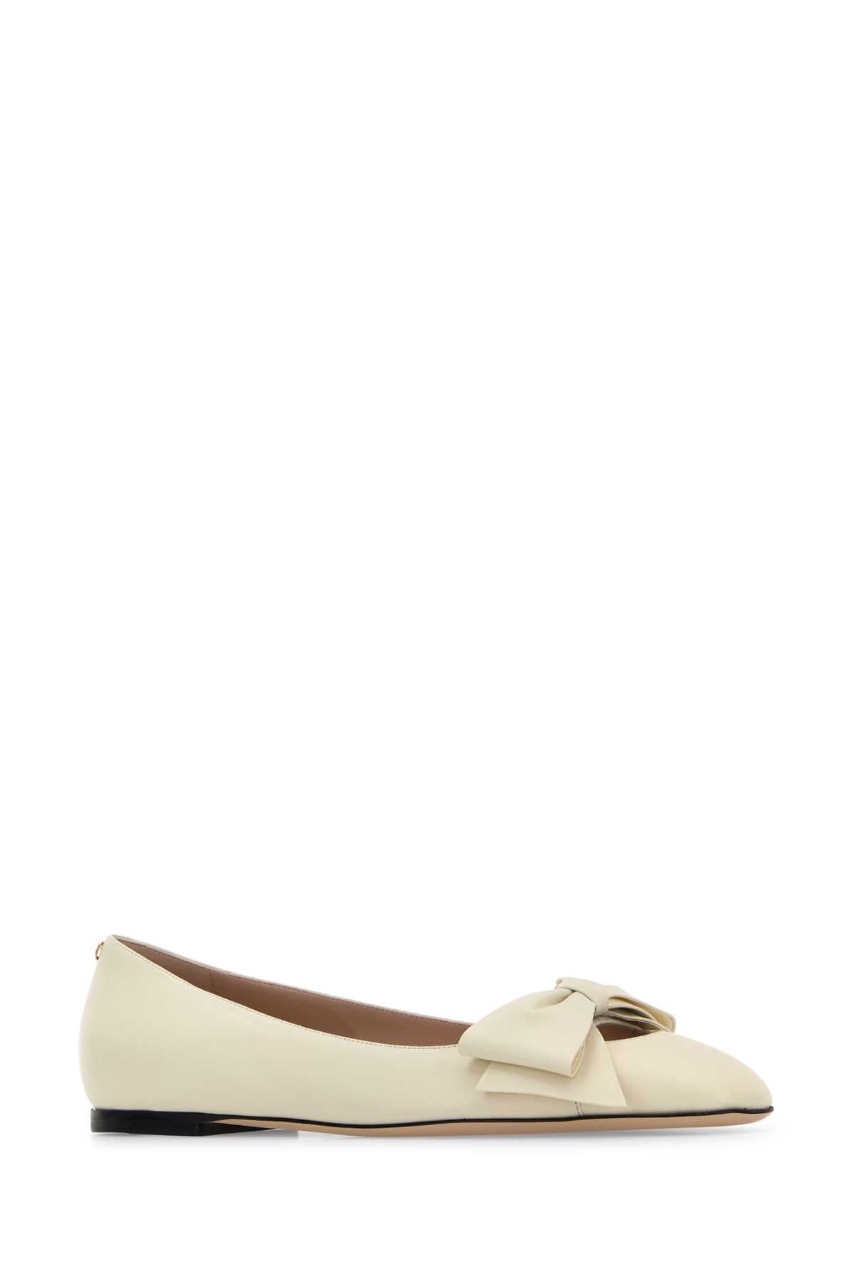 VALENTINO GARAVANI Elegant Leather Bowow Ballerinas for Women