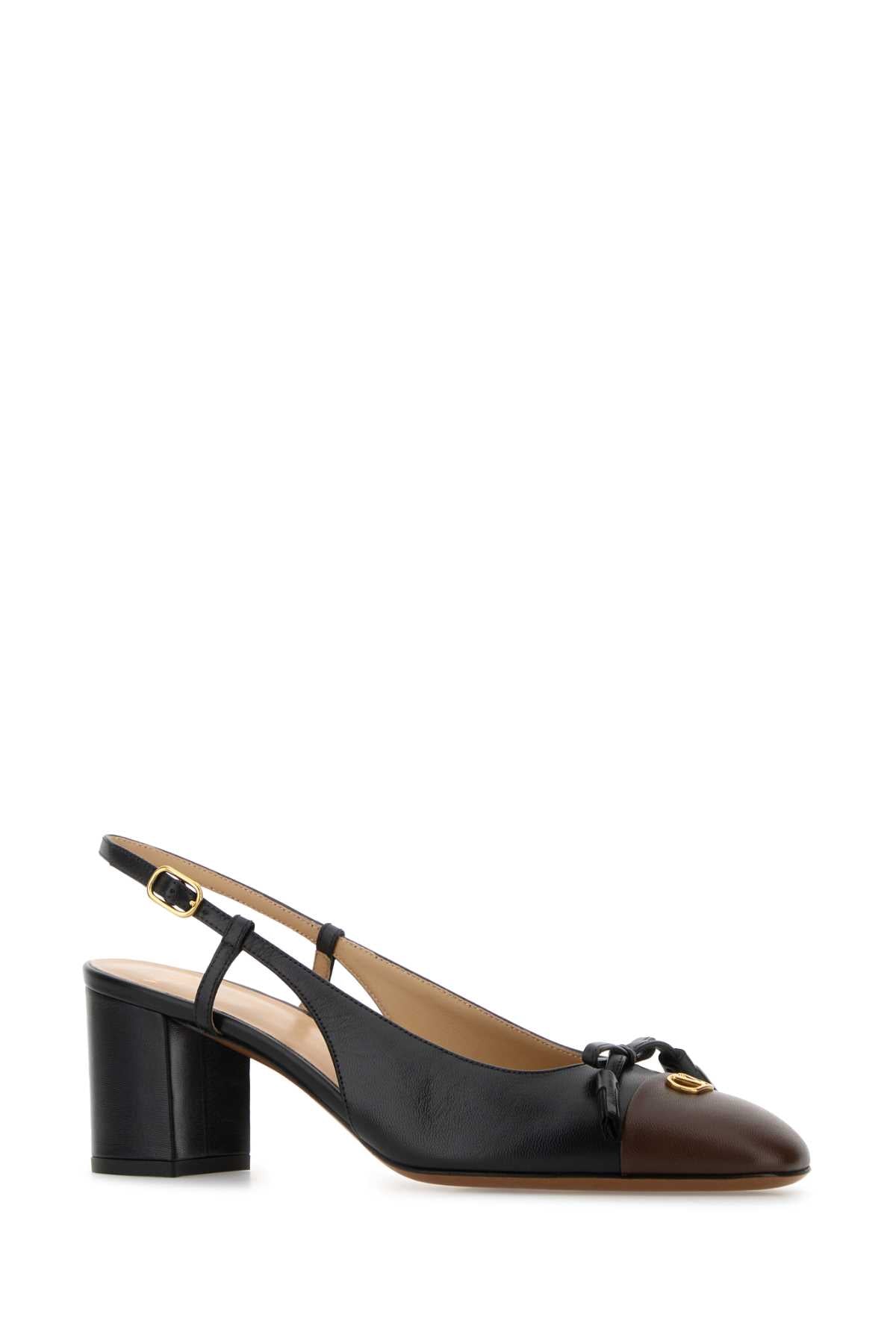 VALENTINO GARAVANI VLogo Signature Leather Pumps - 6 cm Heel Height