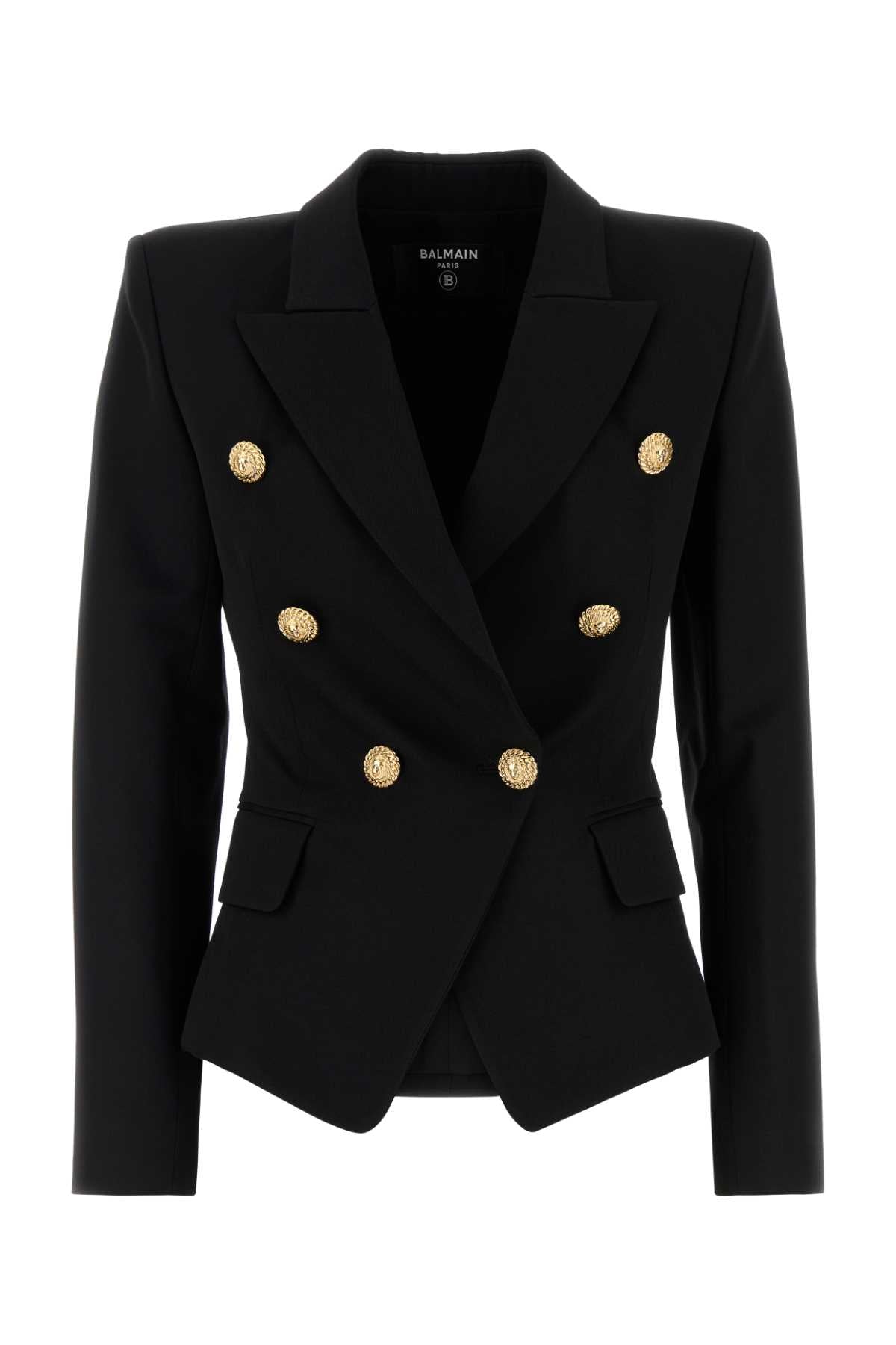 BALMAIN Chic Wool Blazer for Women
