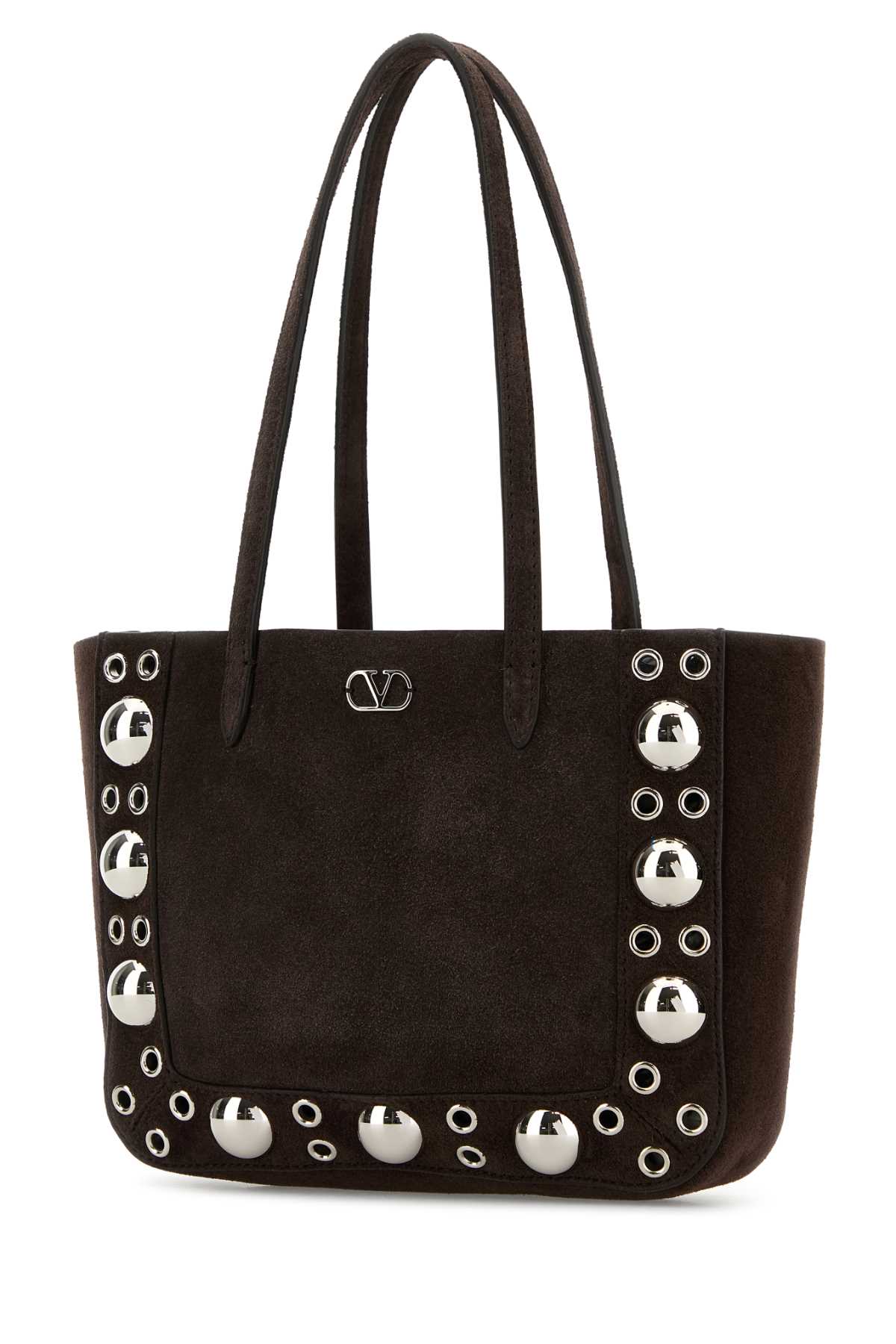 VALENTINO GARAVANI Suede Mini Shopping Handbag