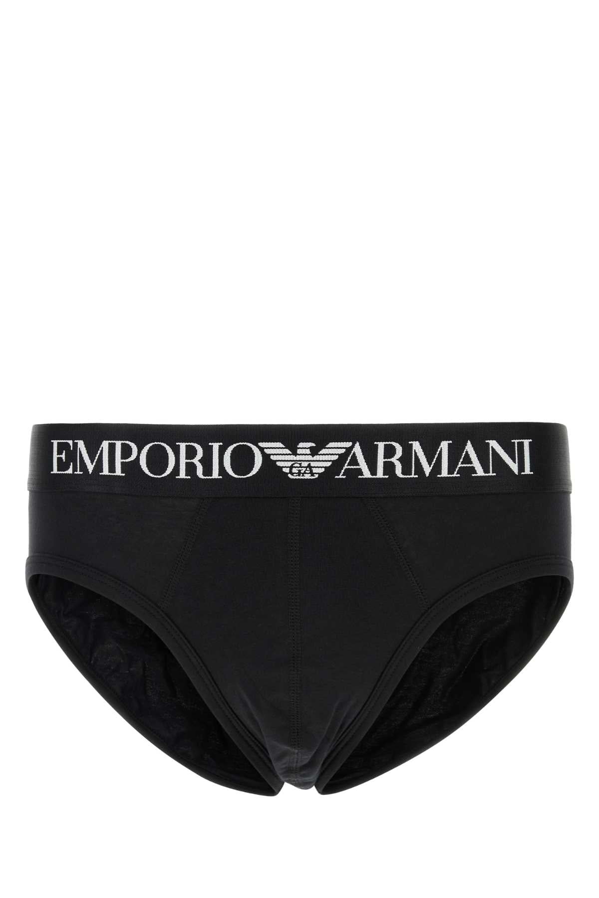 EMPORIO ARMANI Men's Stretch Cotton Briefs - FW25 Collection