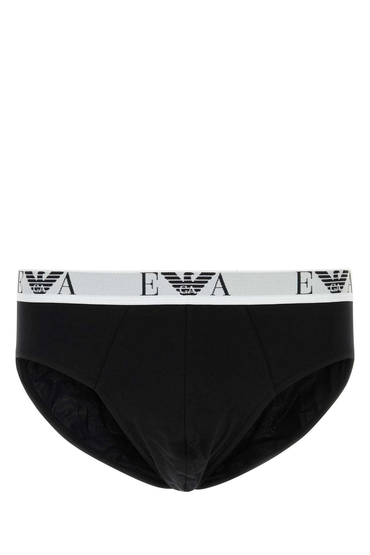 EMPORIO ARMANI Stretch Cotton Brief Set for Men - FW25 Collection