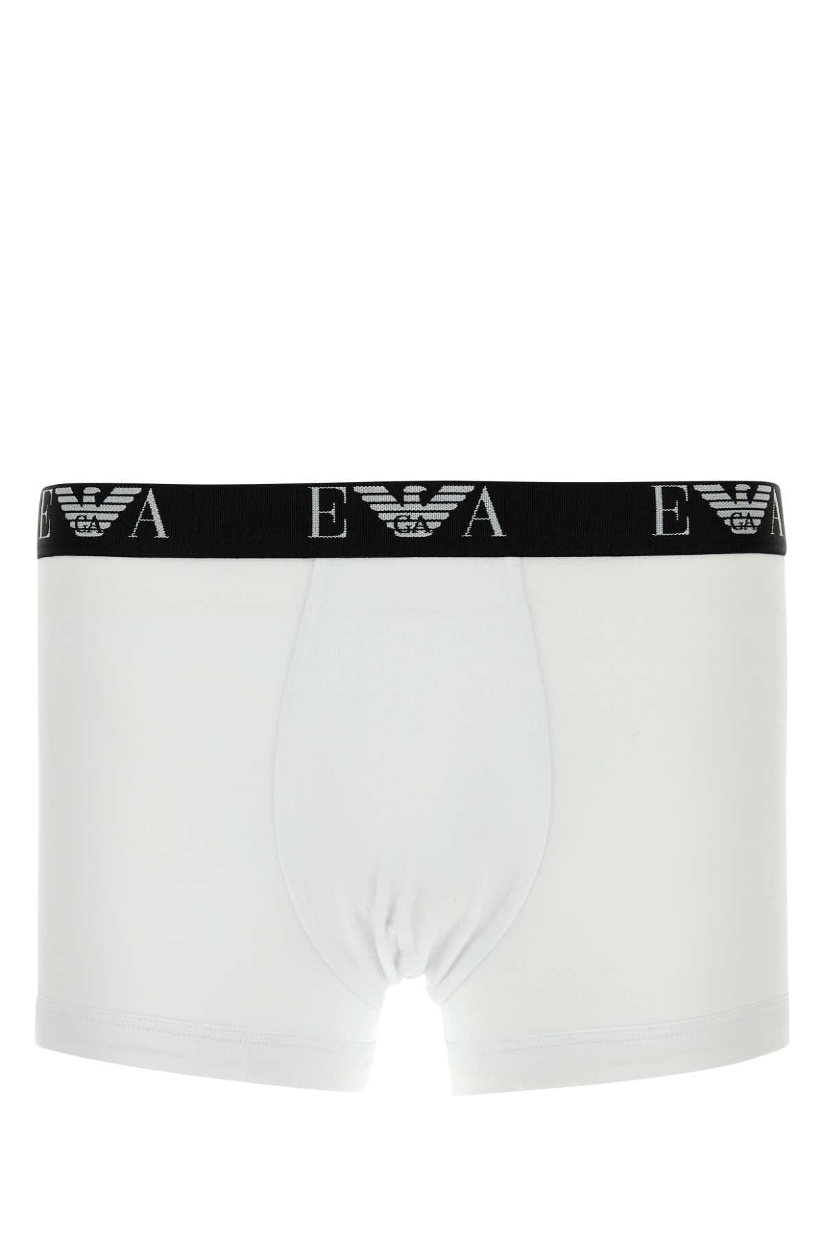 EMPORIO ARMANI Stretch Cotton Boxer Set for Men