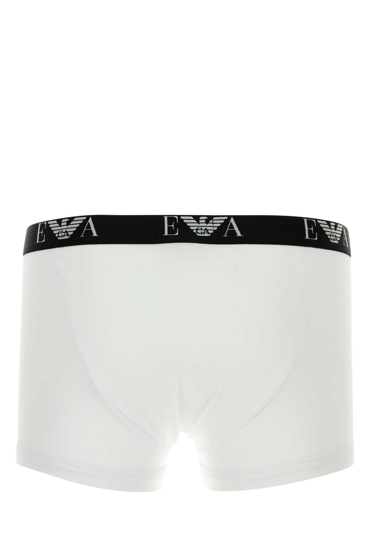 EMPORIO ARMANI Stretch Cotton Boxer Set for Men