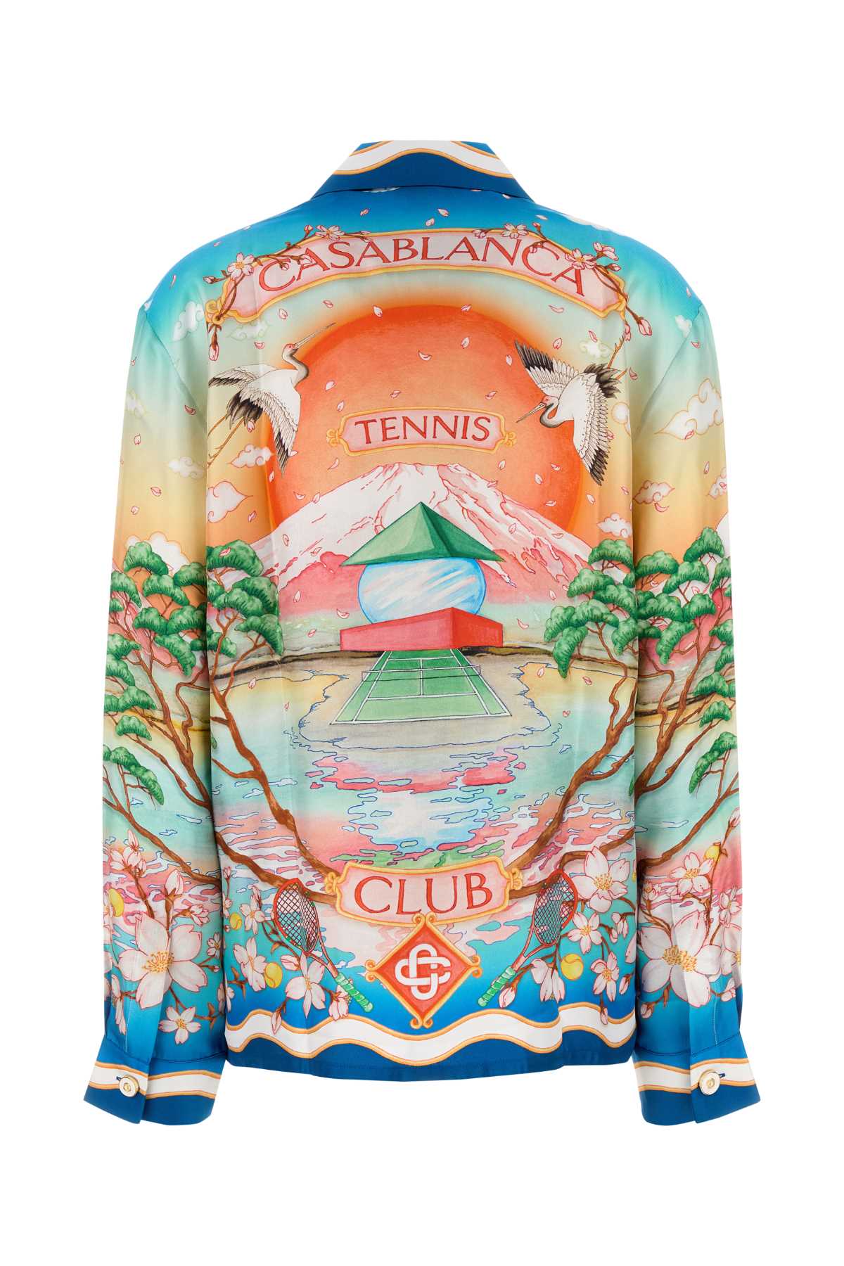 CASABLANCA Printed Twill Shirt for Women