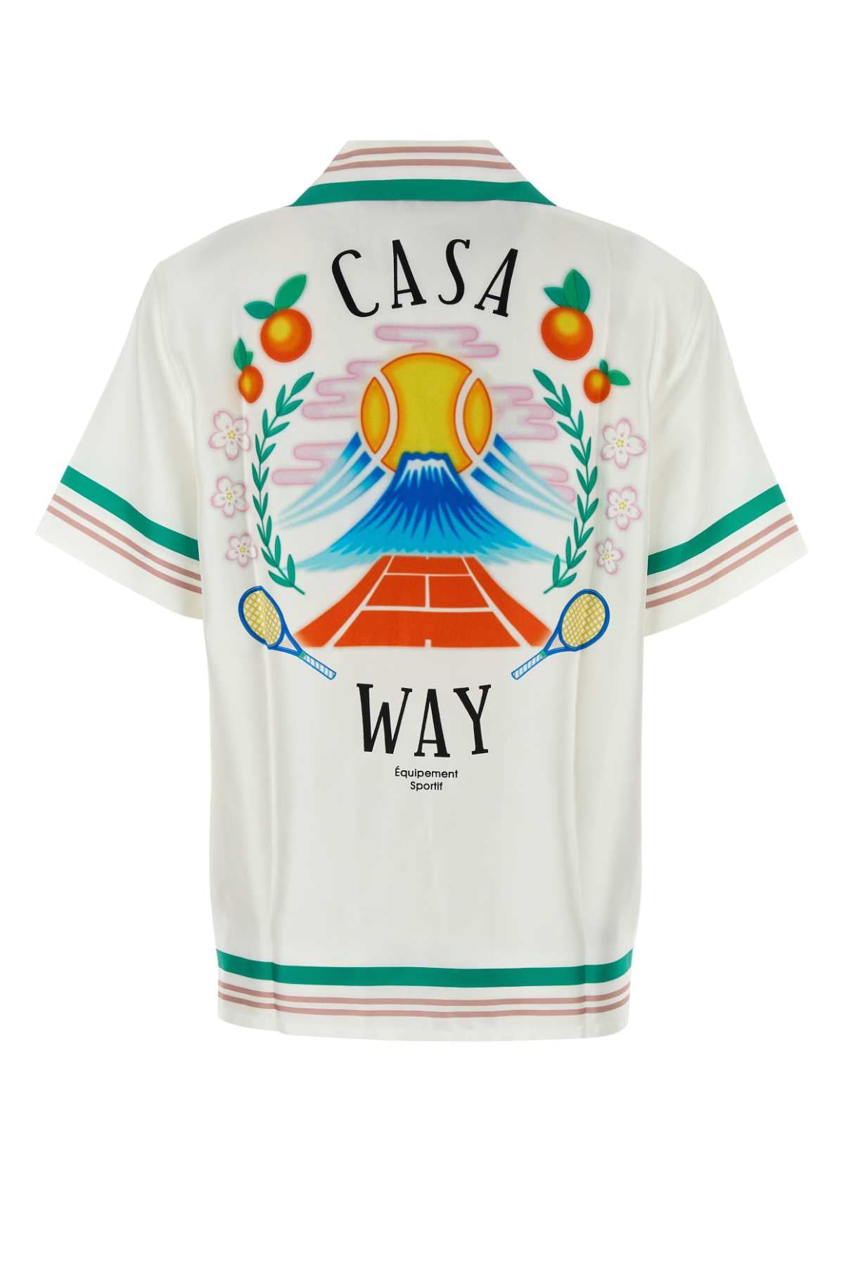 CASABLANCA Elegant Satin Shirt for Women - Premium Silk Fabric