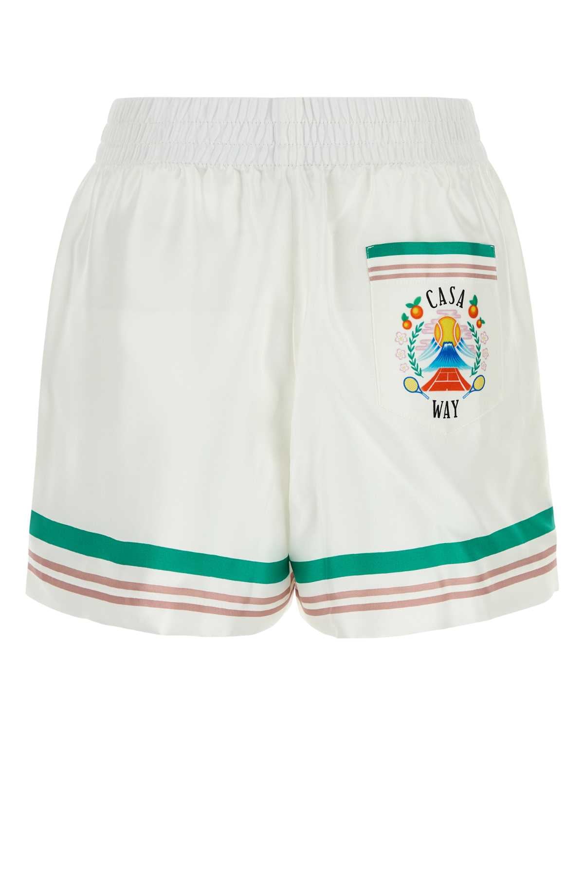 CASABLANCA Chic Satin Mini Shorts for Women