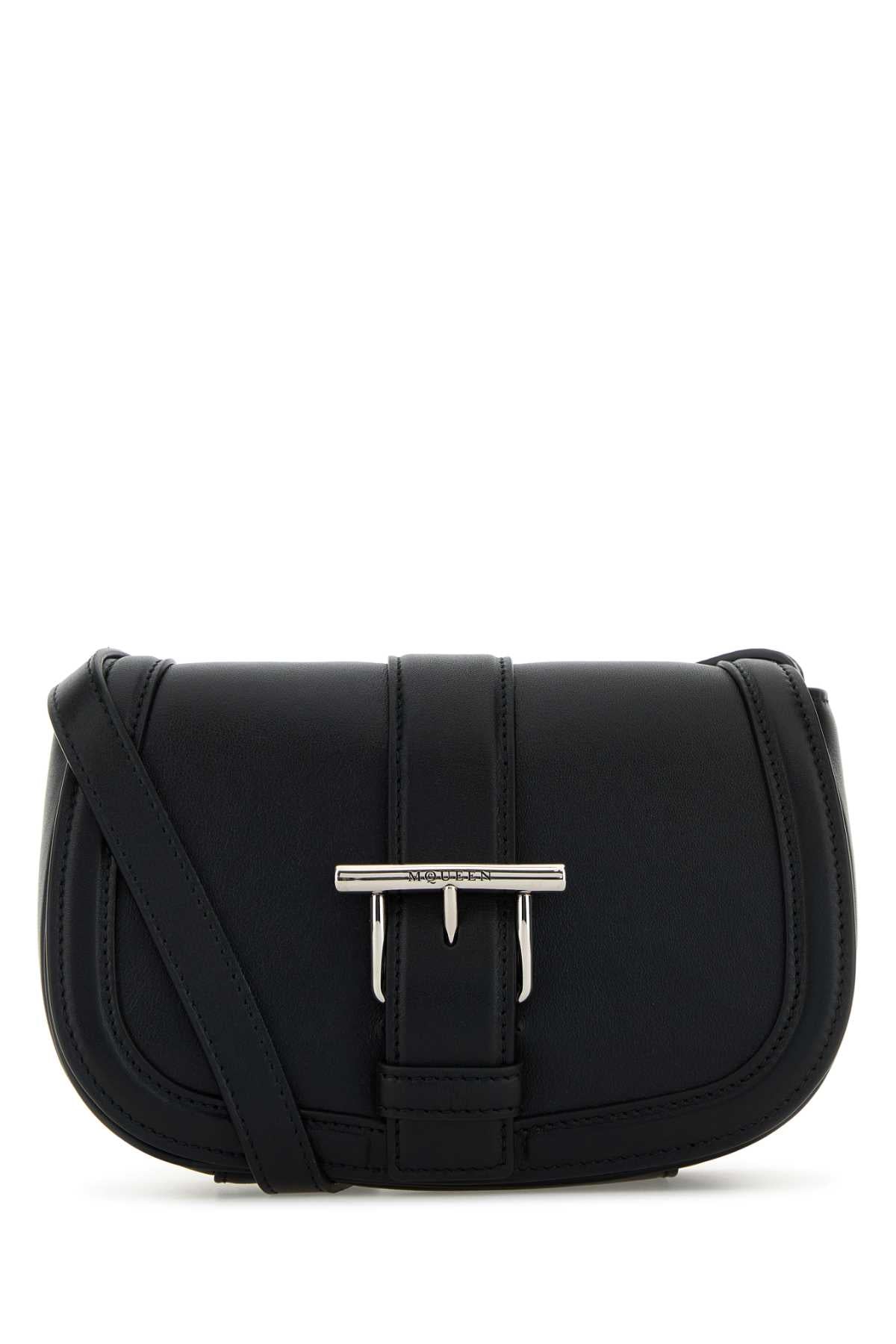 ALEXANDER MCQUEEN Mini Leather Satchel Crossbody Handbag