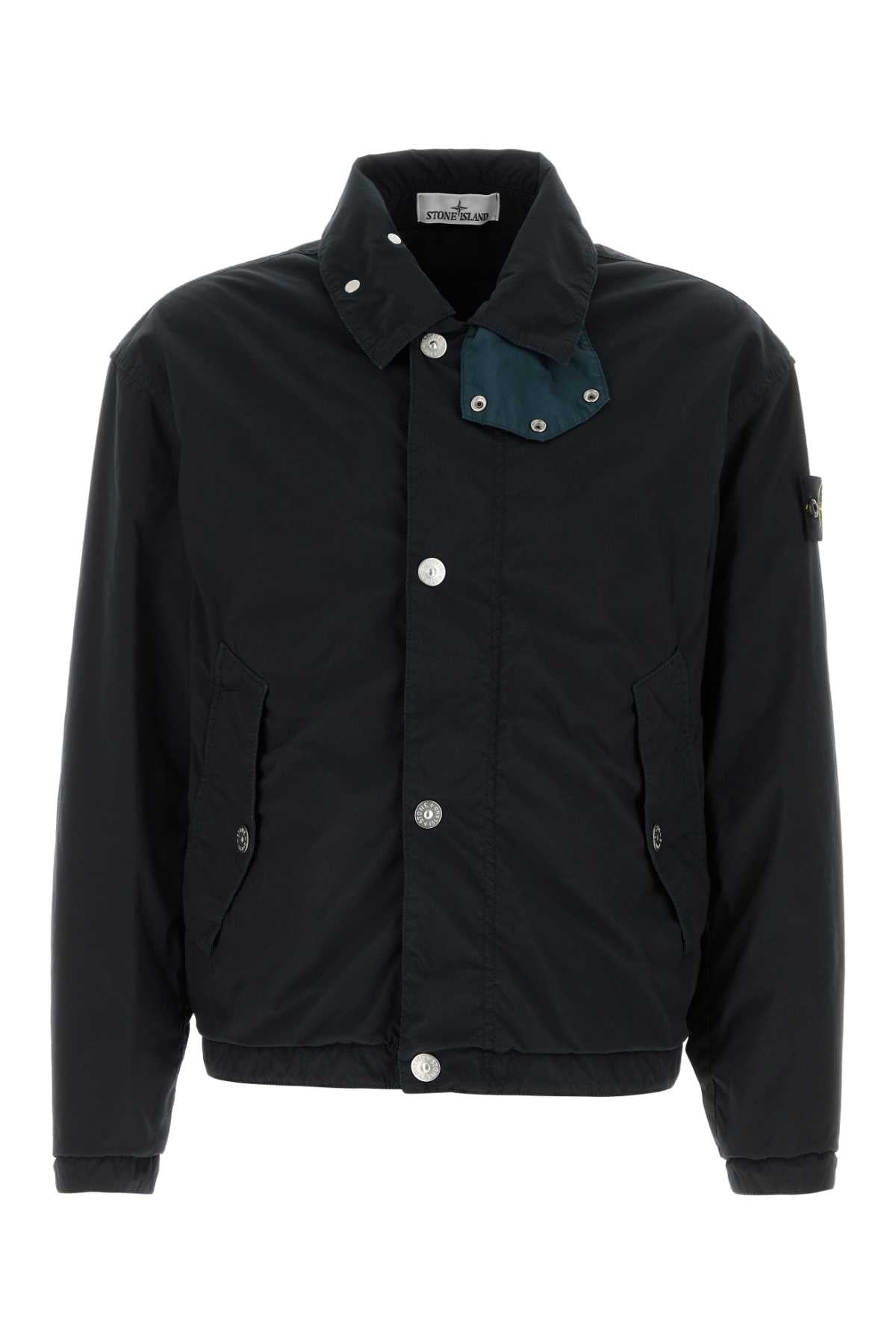 STONE ISLAND Stretch Polyester Jacket for Men - Autumn/Winter Collection