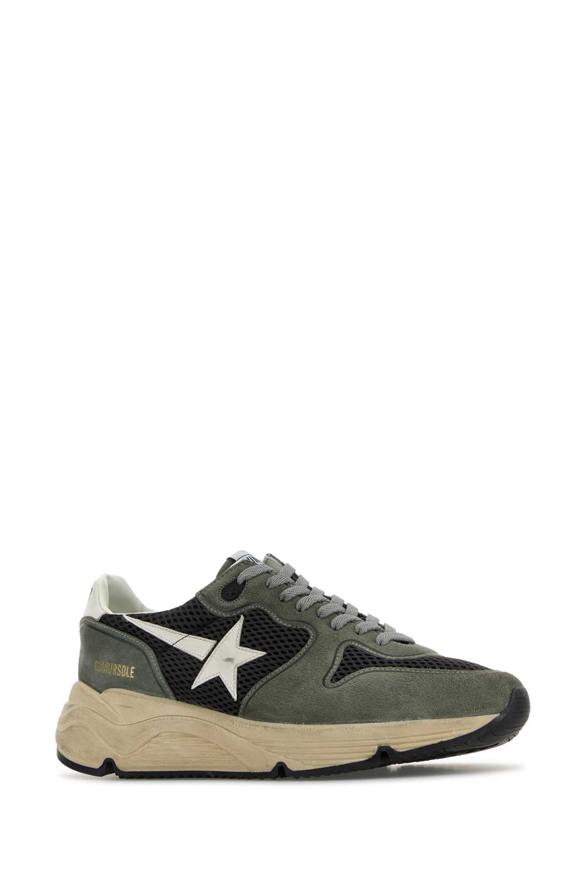 GOLDEN GOOSE DELUXE BRAND Suede and Mesh Running Sneaker for Men