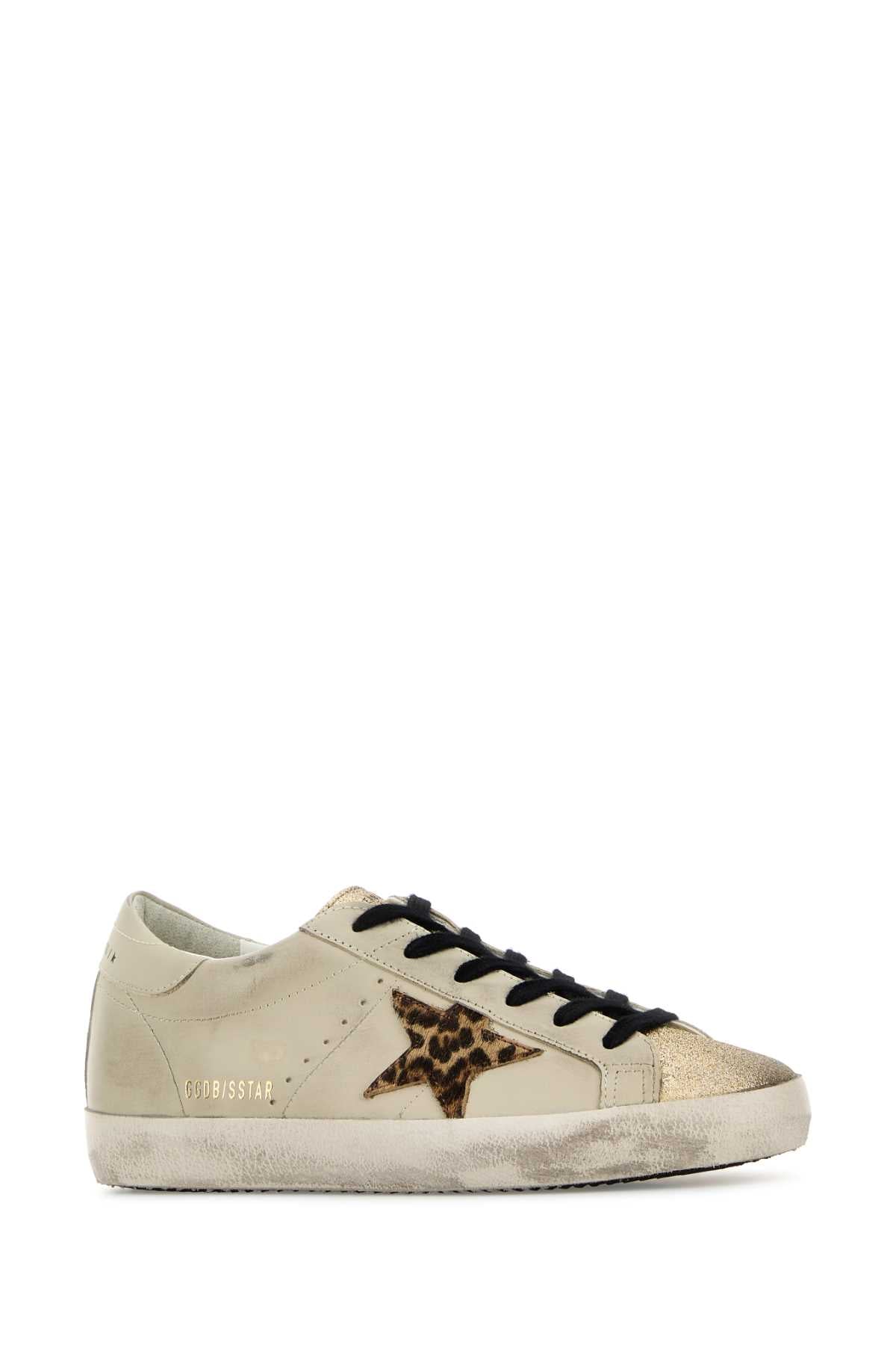 GOLDEN GOOSE DELUXE BRAND Women’s Sand Leather Superstar Sneaker