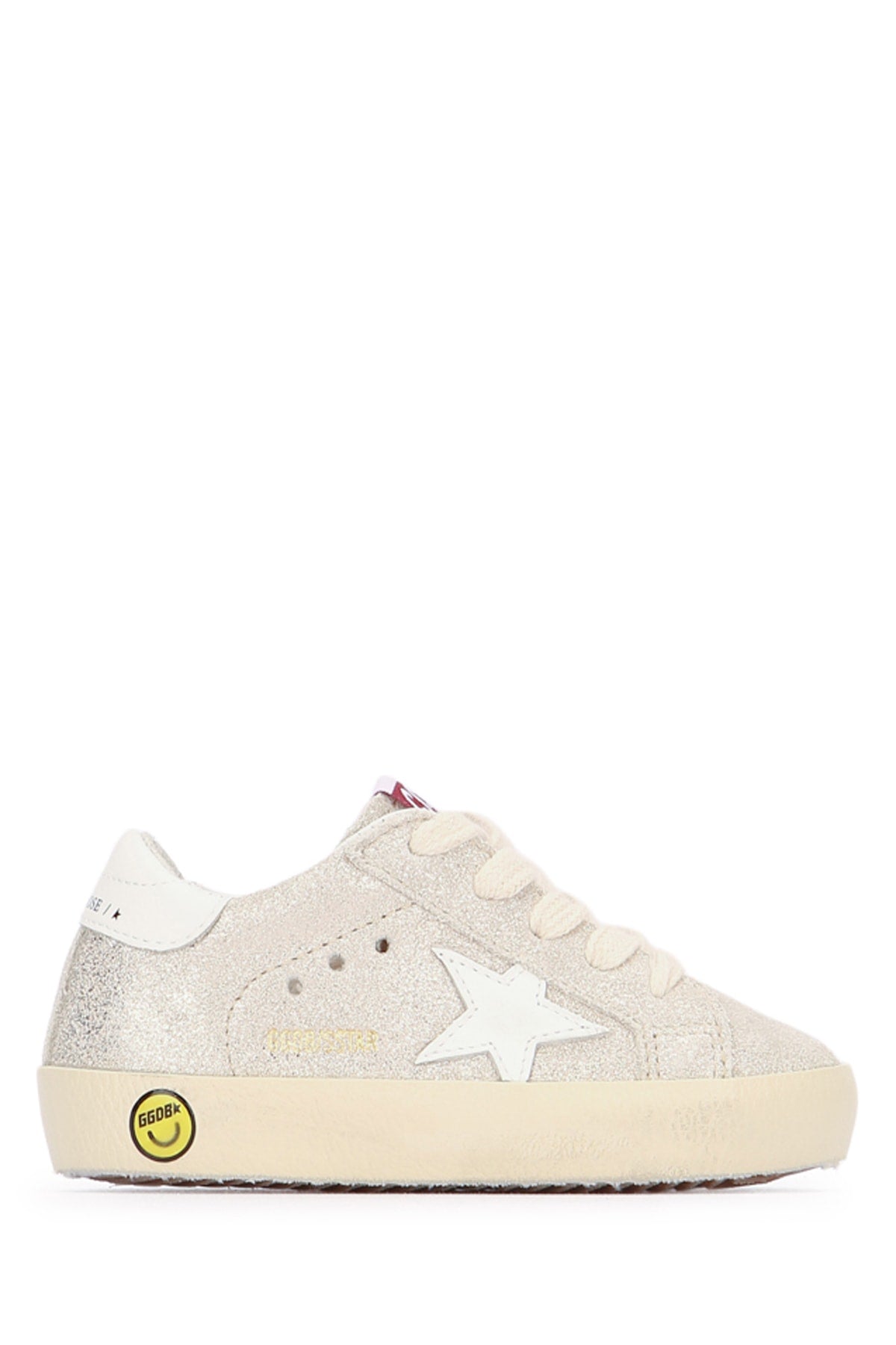 GOLDEN GOOSE KIDS Mini Superstar Laminated Suede Sneakers for Kids