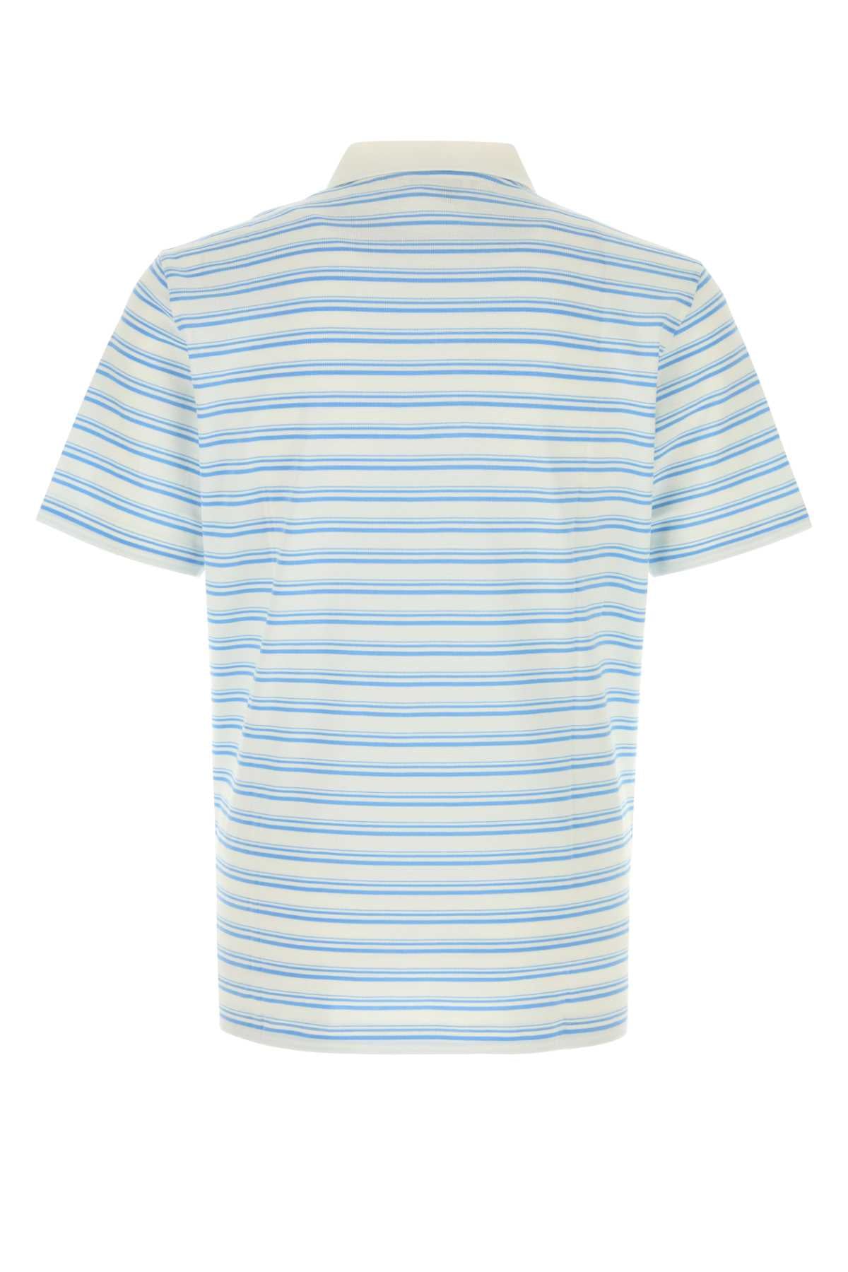 PRADA Embroidered Piquet Polo Shirt for Men - Season 25W