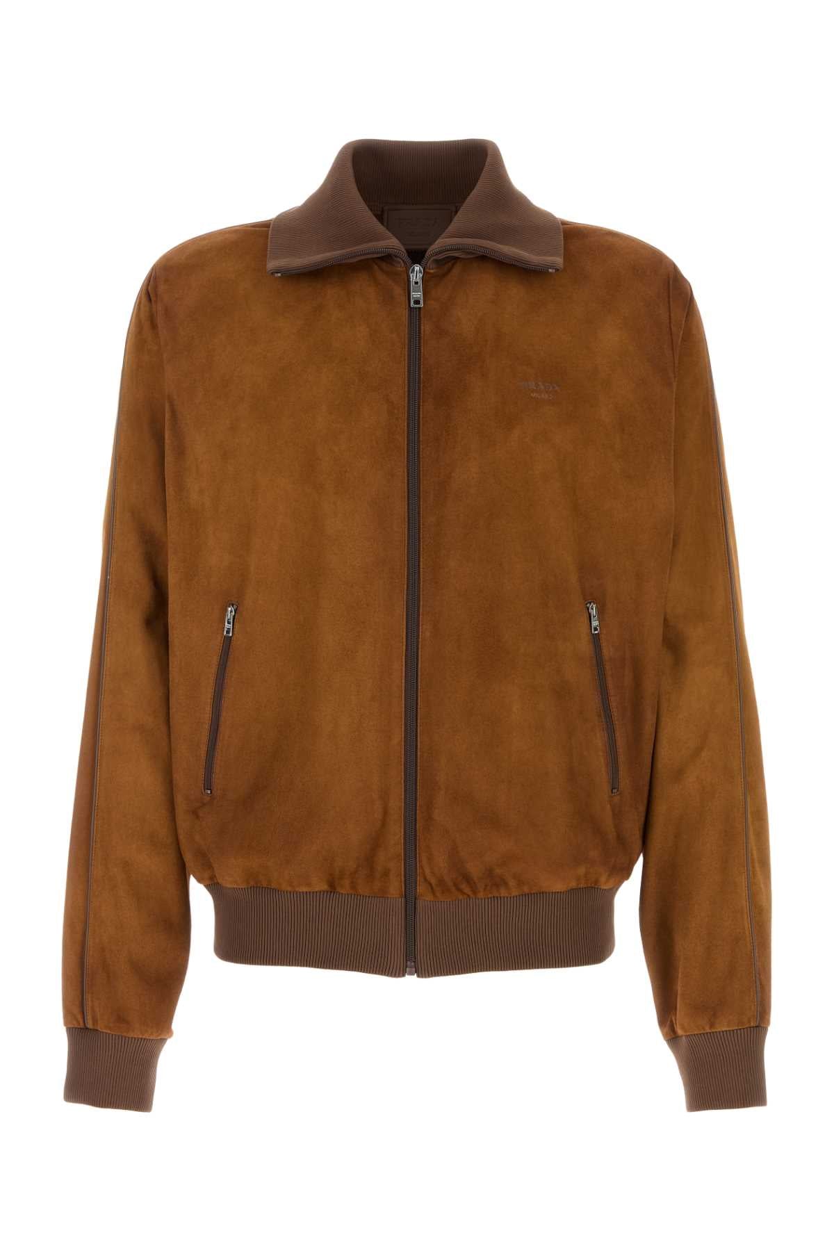 PRADA Suede Jacket for Men - Season 25W