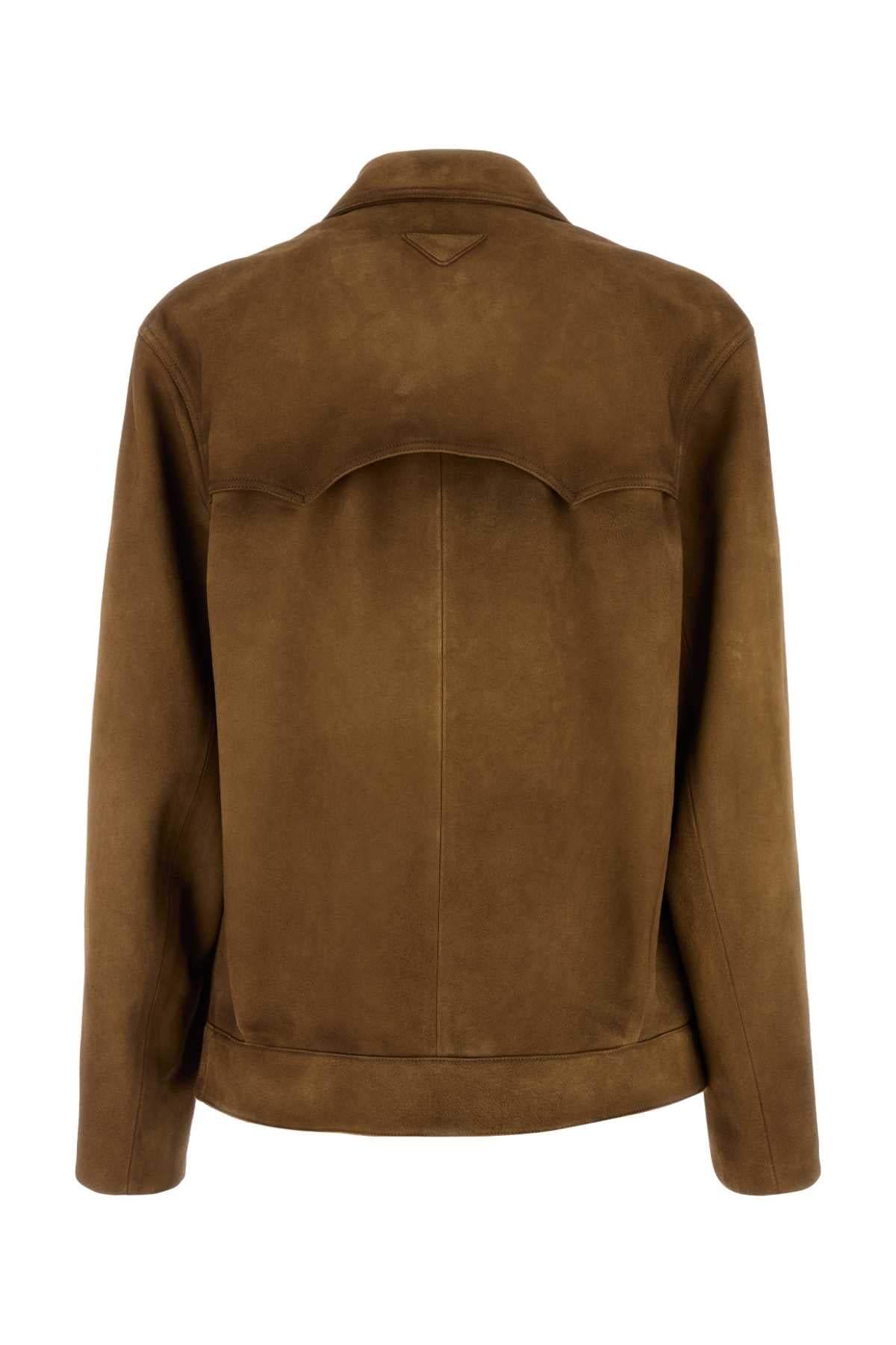 PRADA Suede Jacket for Men - Fall Collection