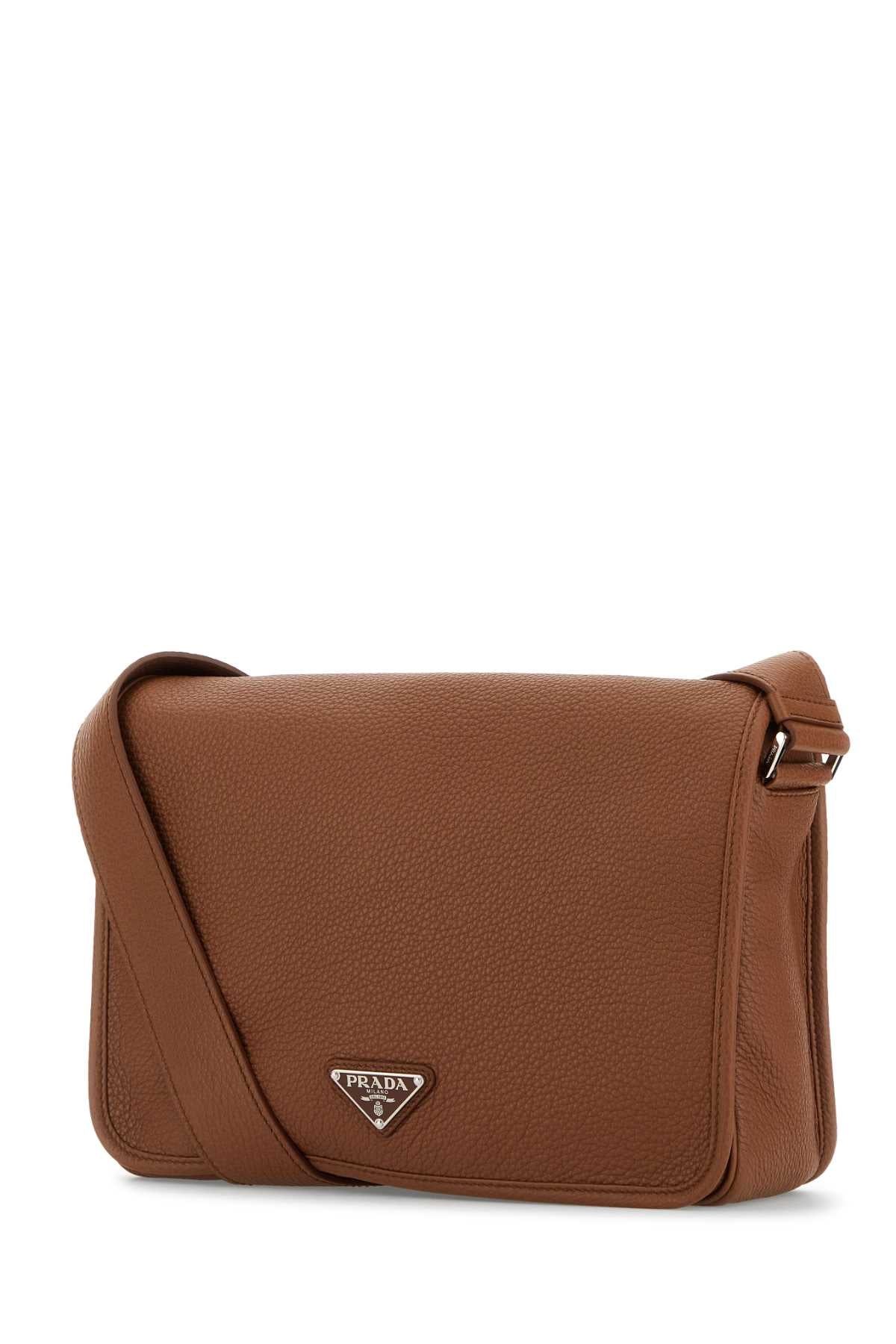 PRADA Mini Leather Crossbody Handbag - 30 cm Width