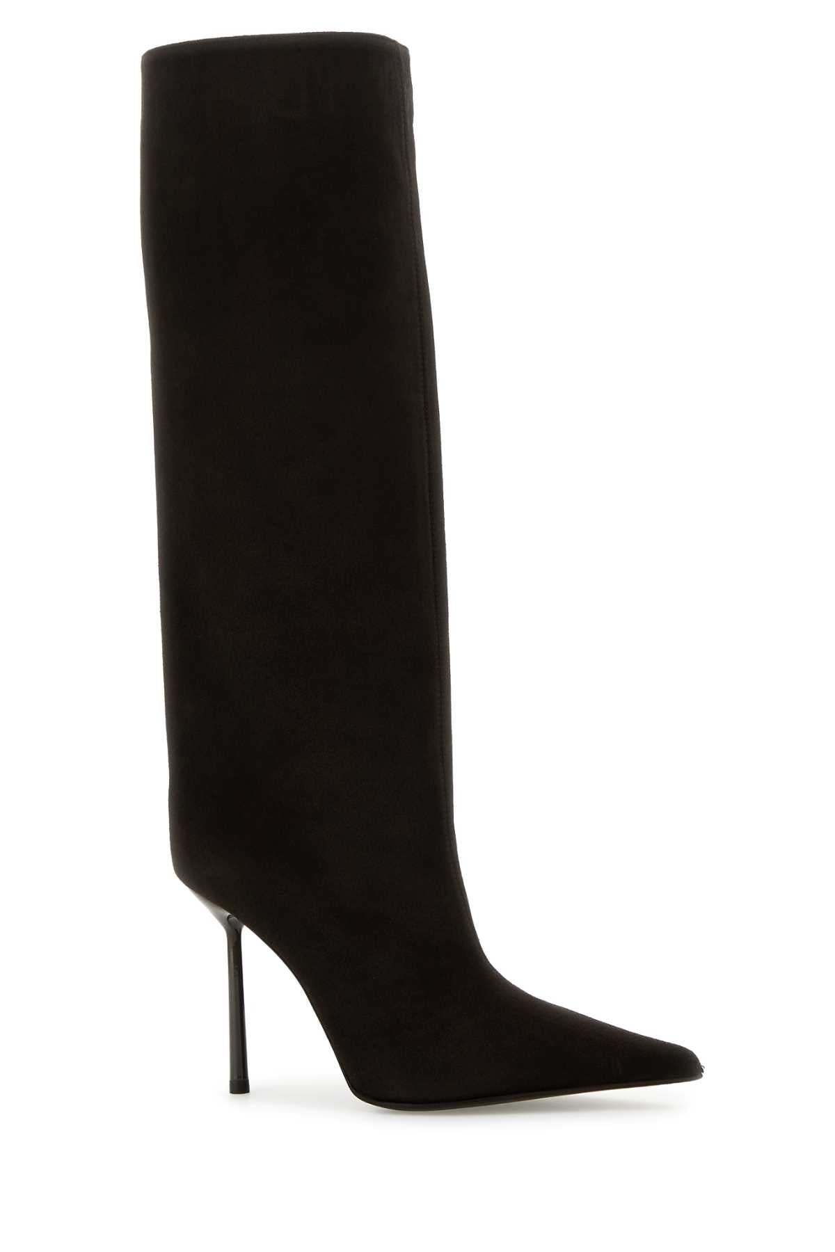 LE SILLA Suede Bella Boots with 10 cm Heel Height