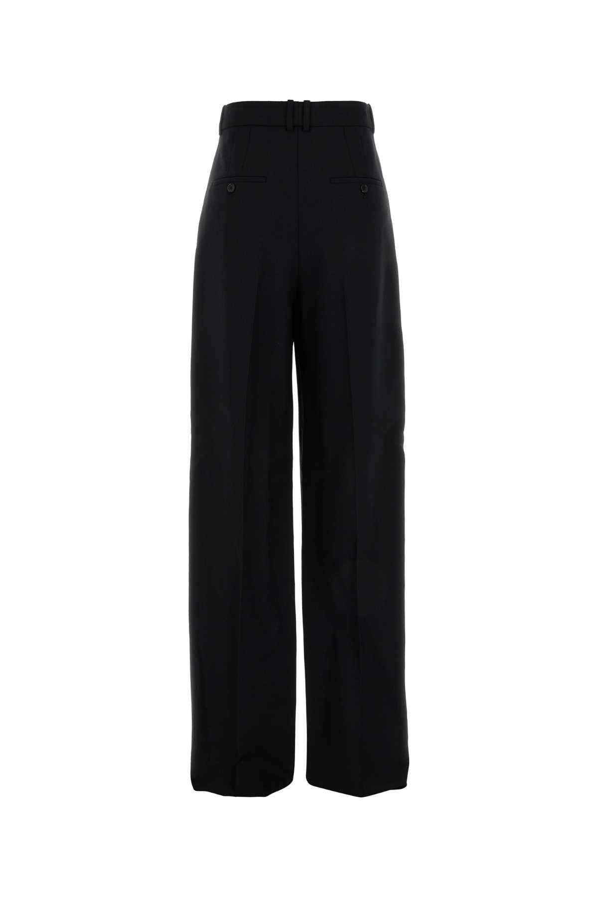 SAINT LAURENT Wide-Leg Wool Trousers for Women