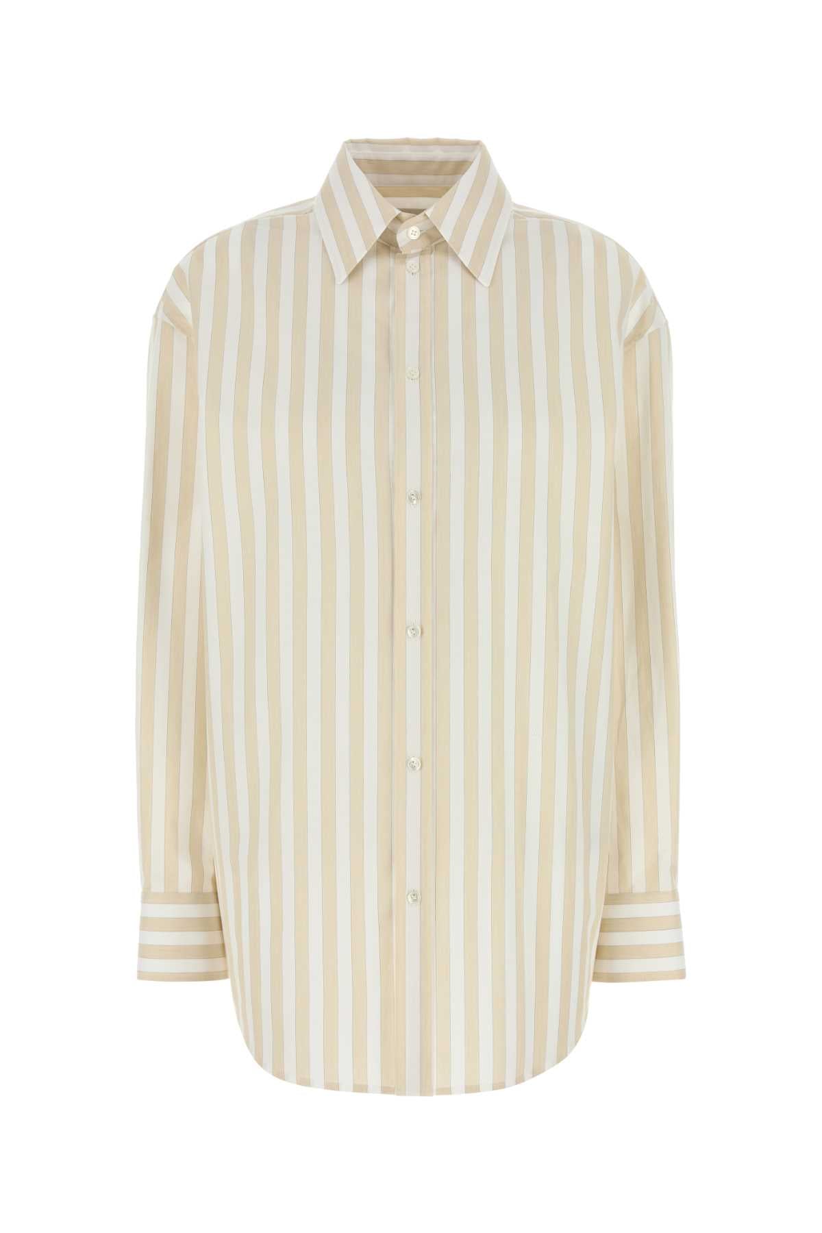 SAINT LAURENT Embroidered Oxford Shirt for Women - 25S Season