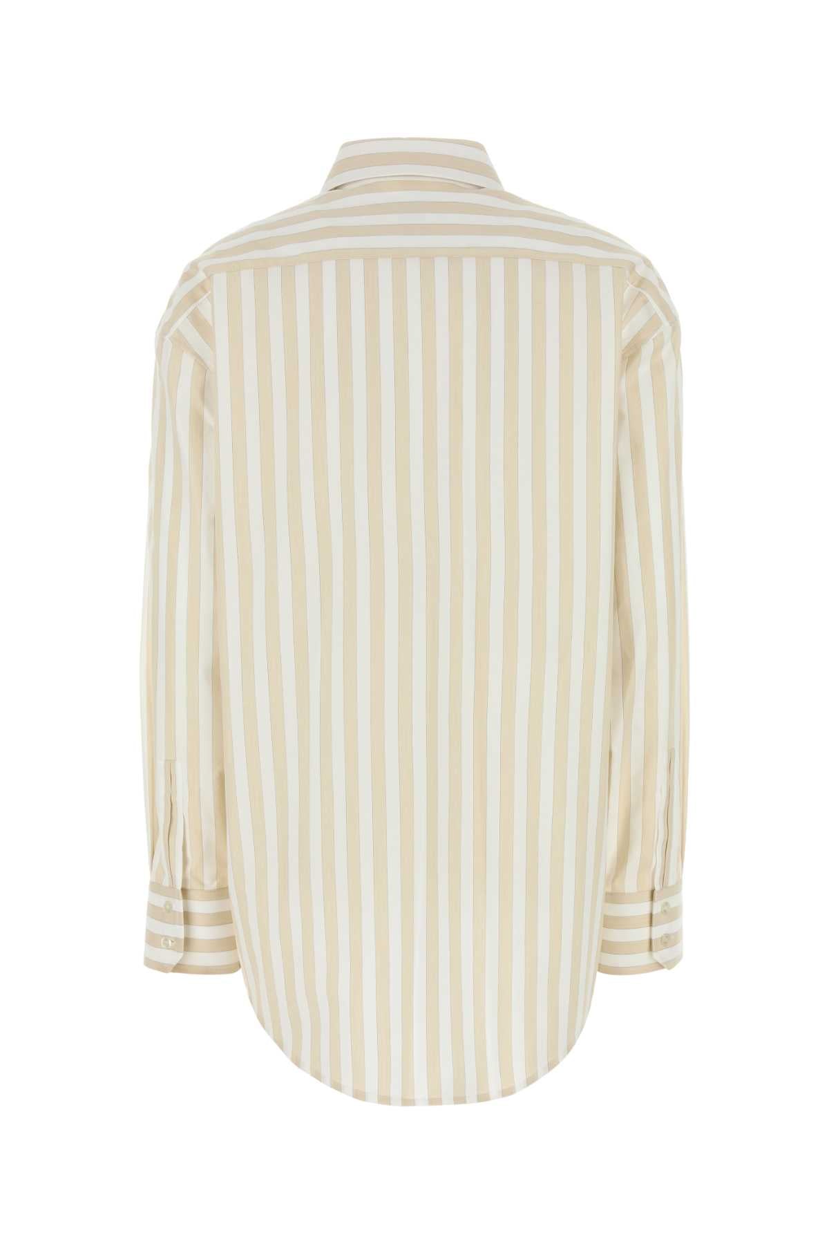 SAINT LAURENT Embroidered Oxford Shirt for Women - 25S Season