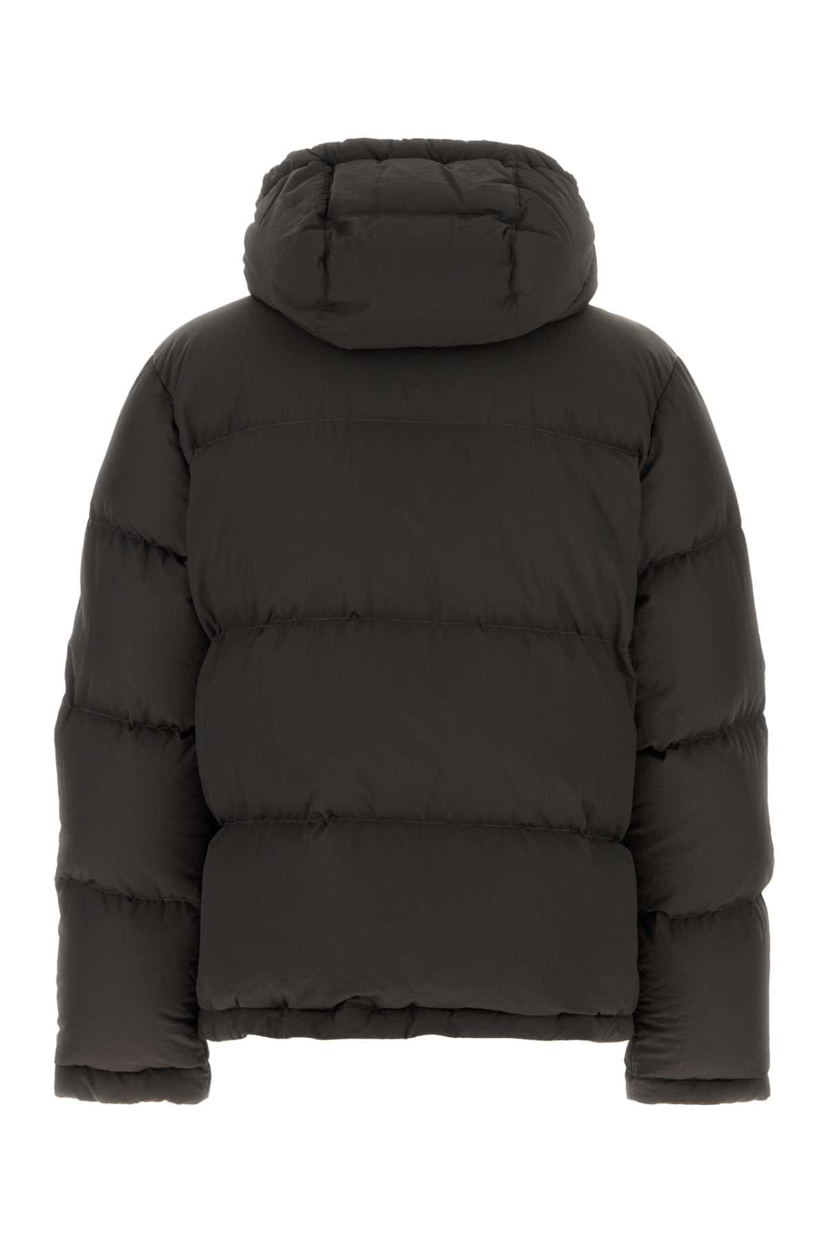 DOLCE & GABBANA Slate Nylon Blend Down Jacket for Men
