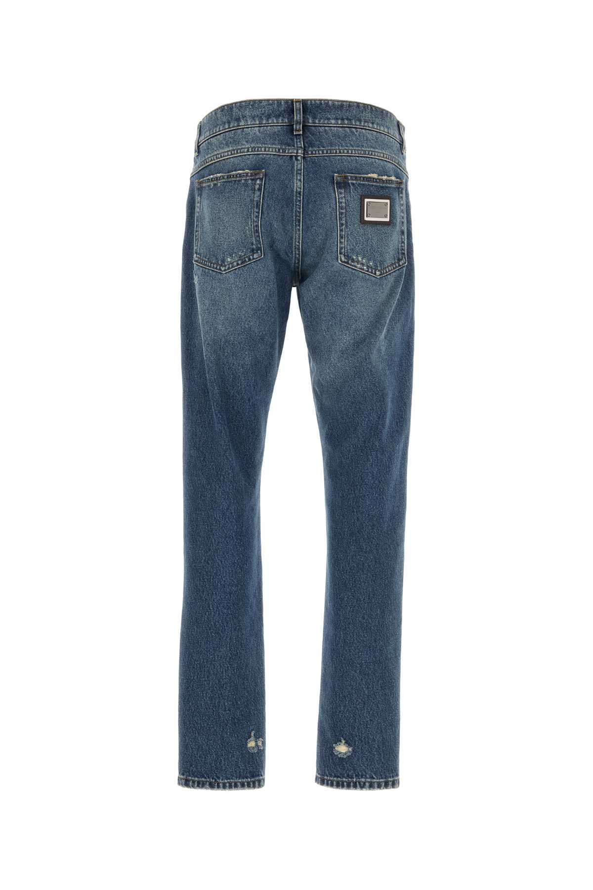 DOLCE & GABBANA Classic Denim Jeans for Men - 2025 Season