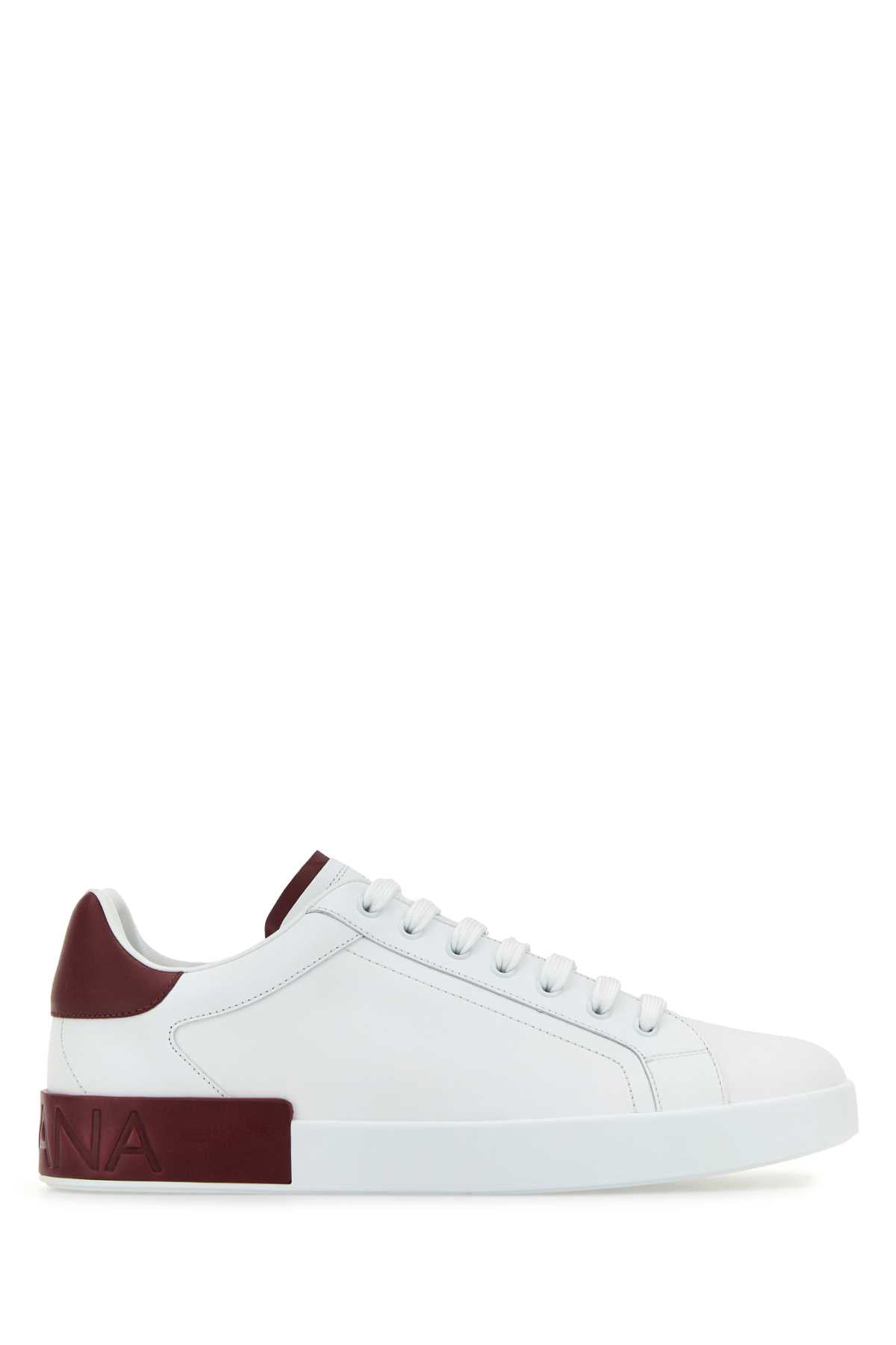 DOLCE & GABBANA Classic Leather Portofino Sneaker for Men