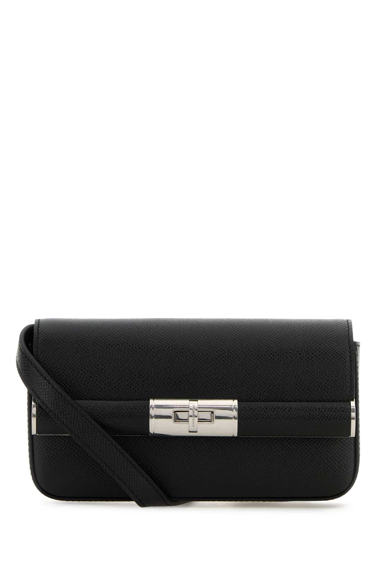DOLCE & GABBANA Mini Leather Clutch Bag - 17cm x 11cm