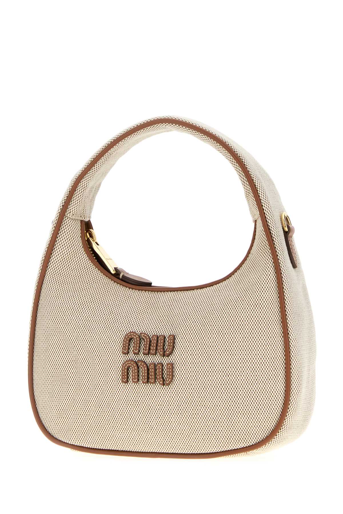 MIU MIU Two-tone Mini Canvas Handbag