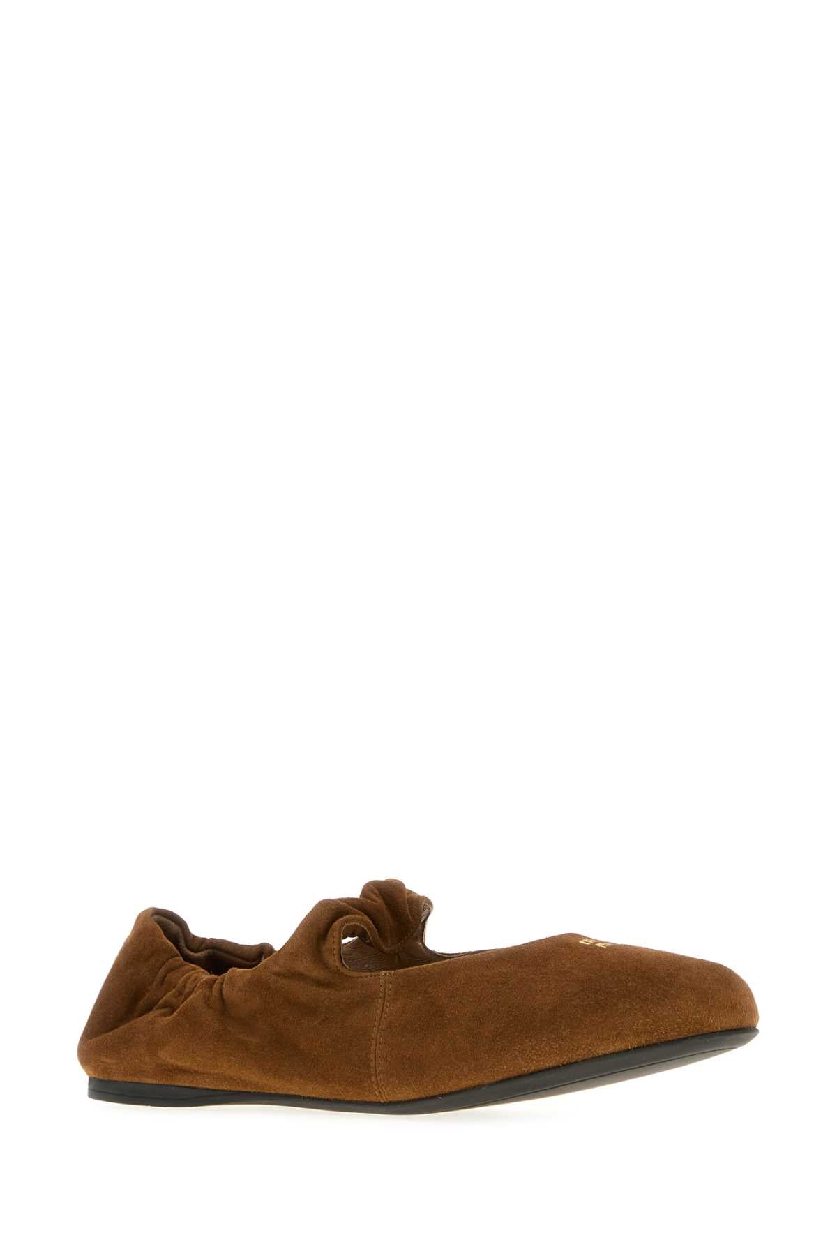 MIU MIU Suede Mini Ballerinas for Women