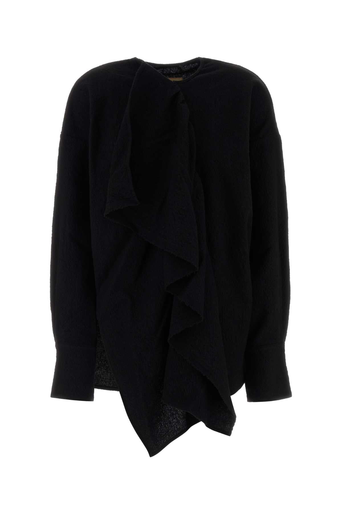 UMA WANG Wool Tumble Blouse for Women - Elegant and Cozy