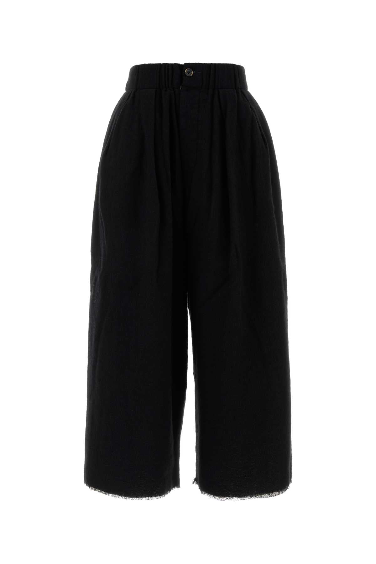 UMA WANG Wool Blend Mini Bermuda Shorts for Women