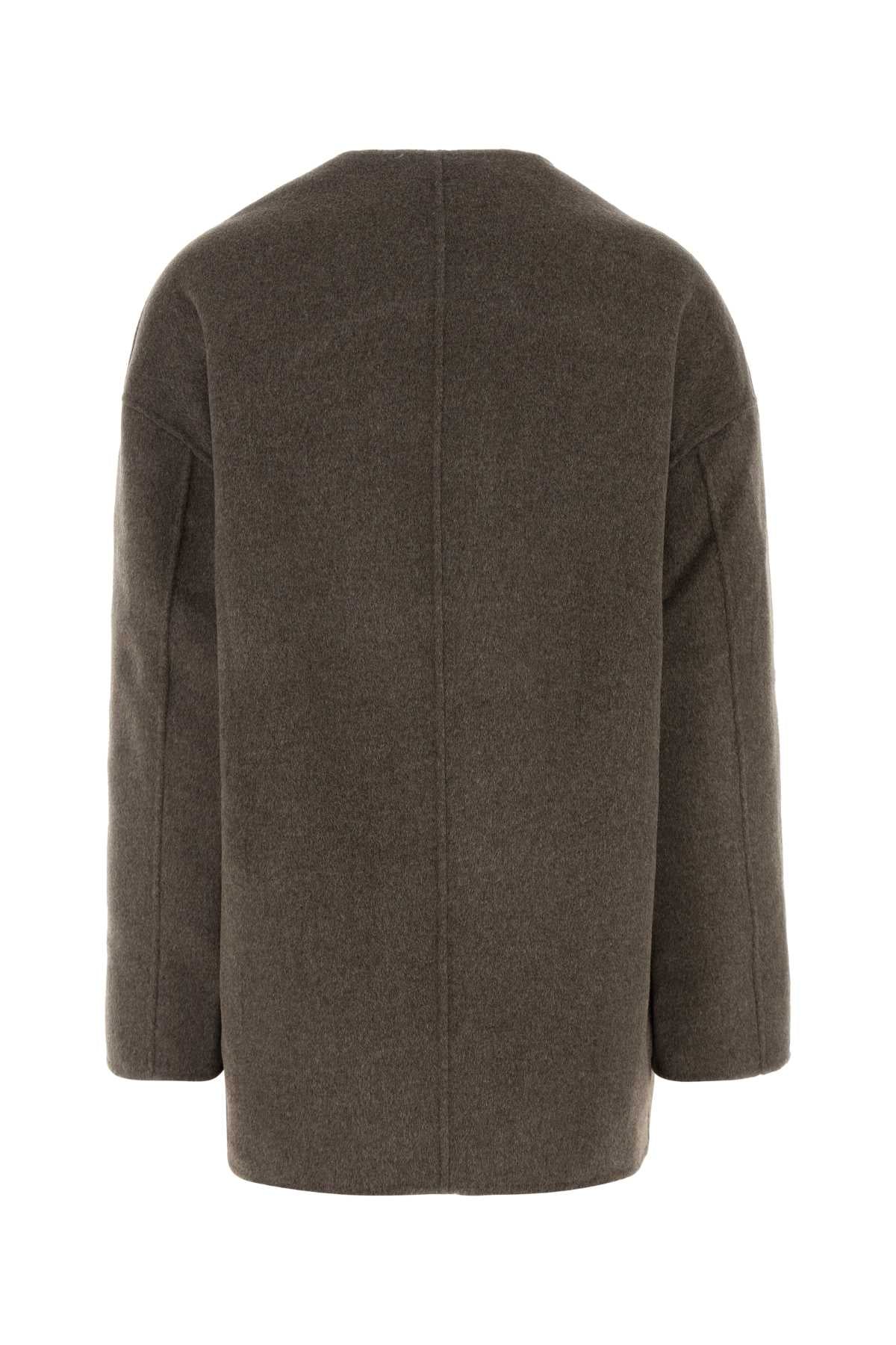 LOULOU DE SAISON Mud Flannel Dunne Jacket for Women