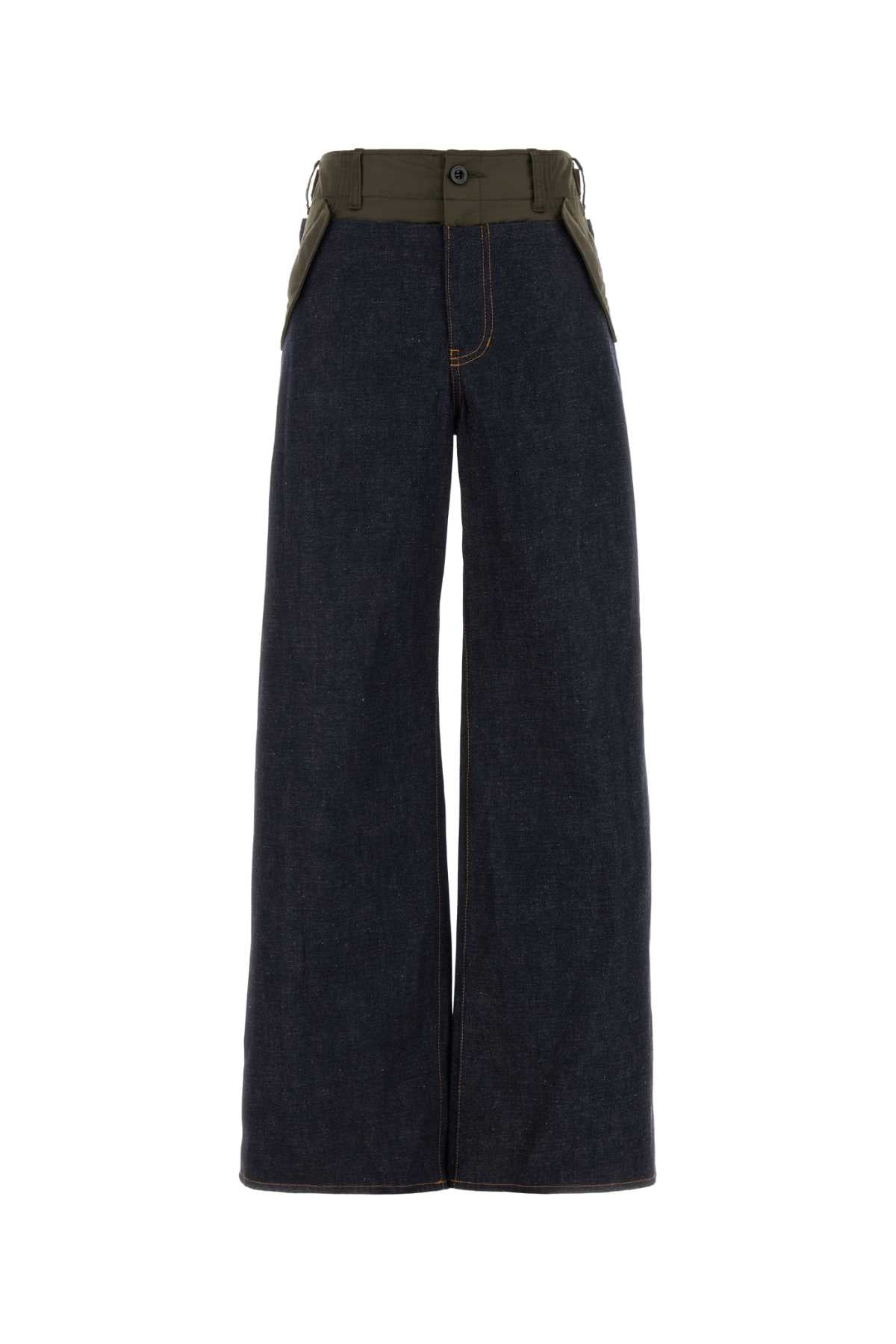 SACAI Stylish High-Waisted Denim Jeans for Women