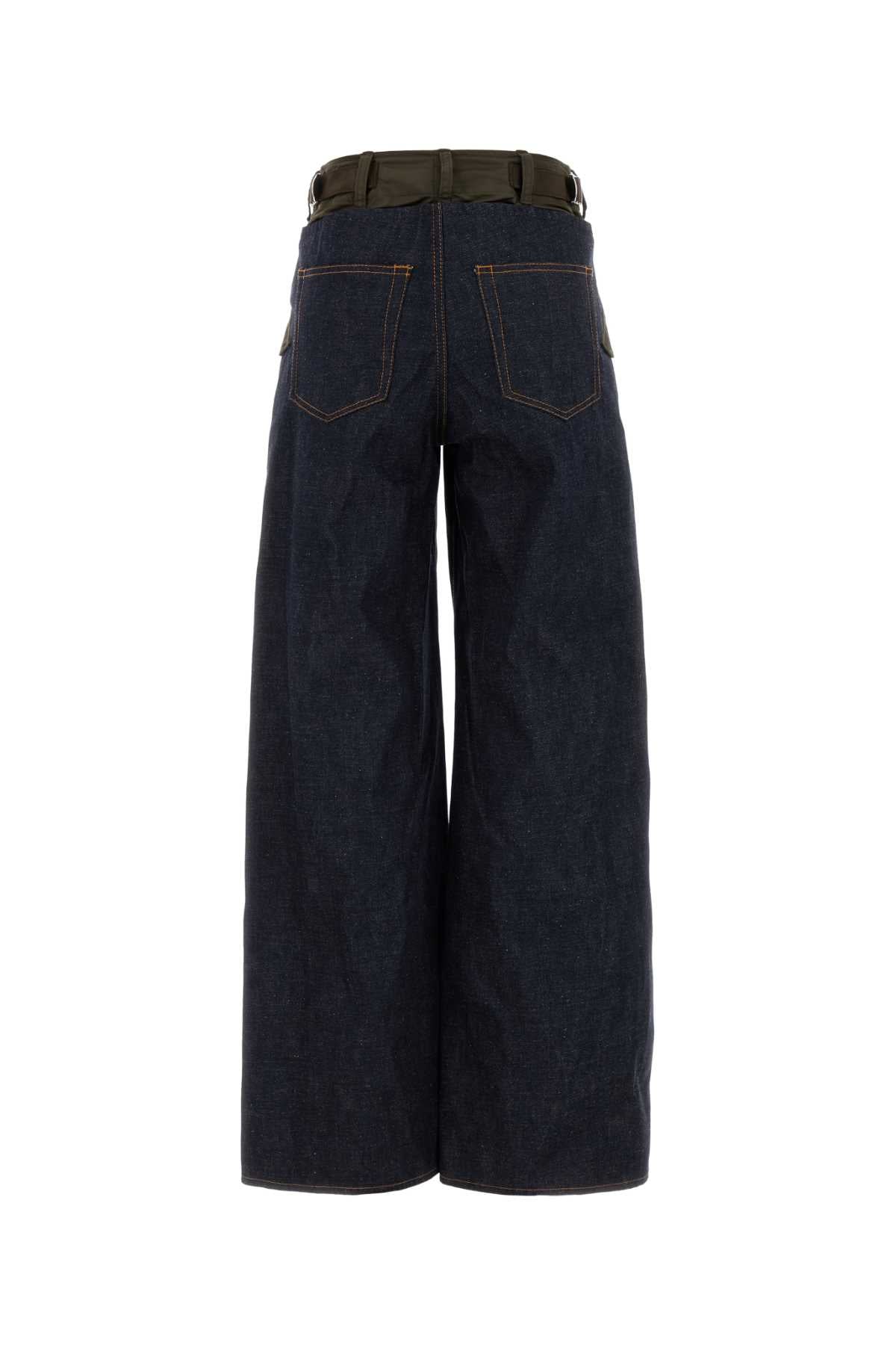 SACAI Stylish High-Waisted Denim Jeans for Women