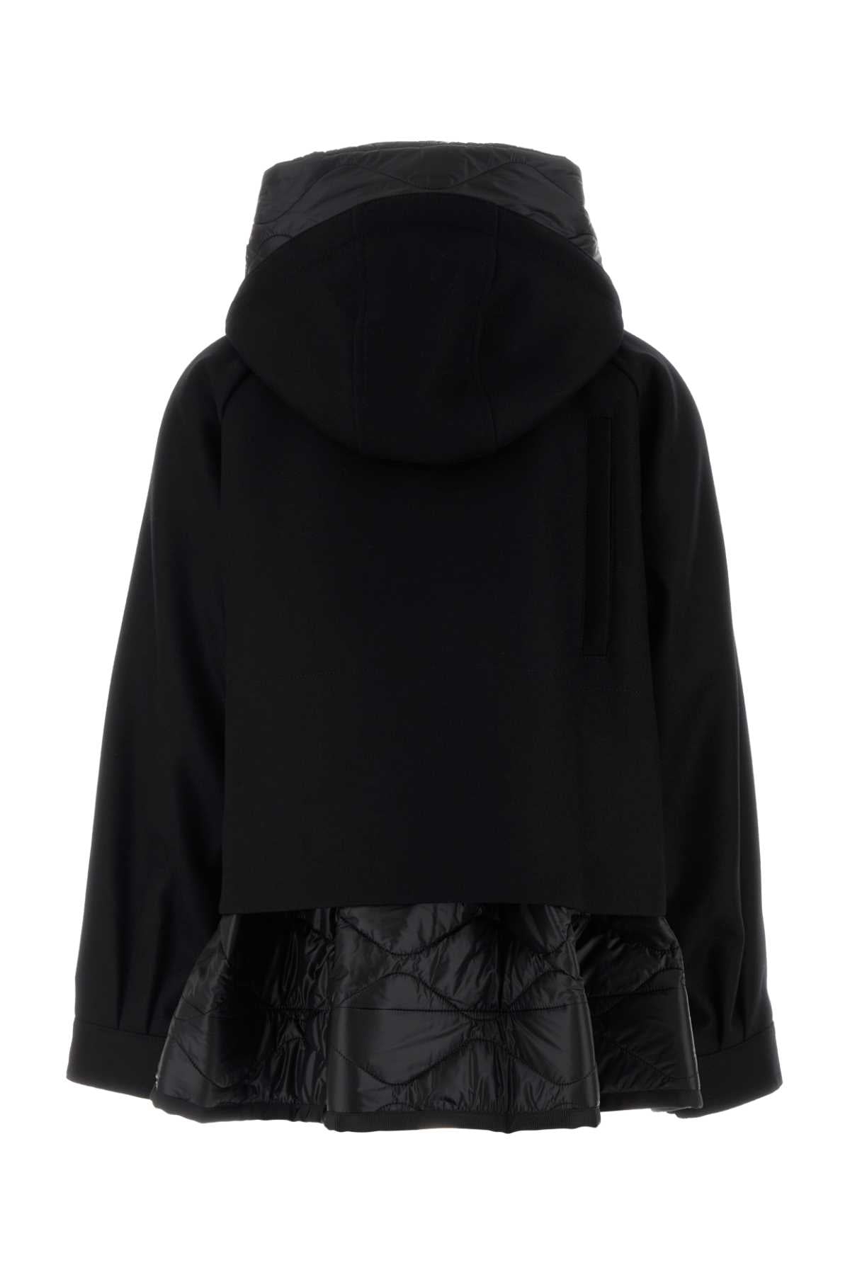 SACAI Women’s Mini Nylon and Wool Jacket