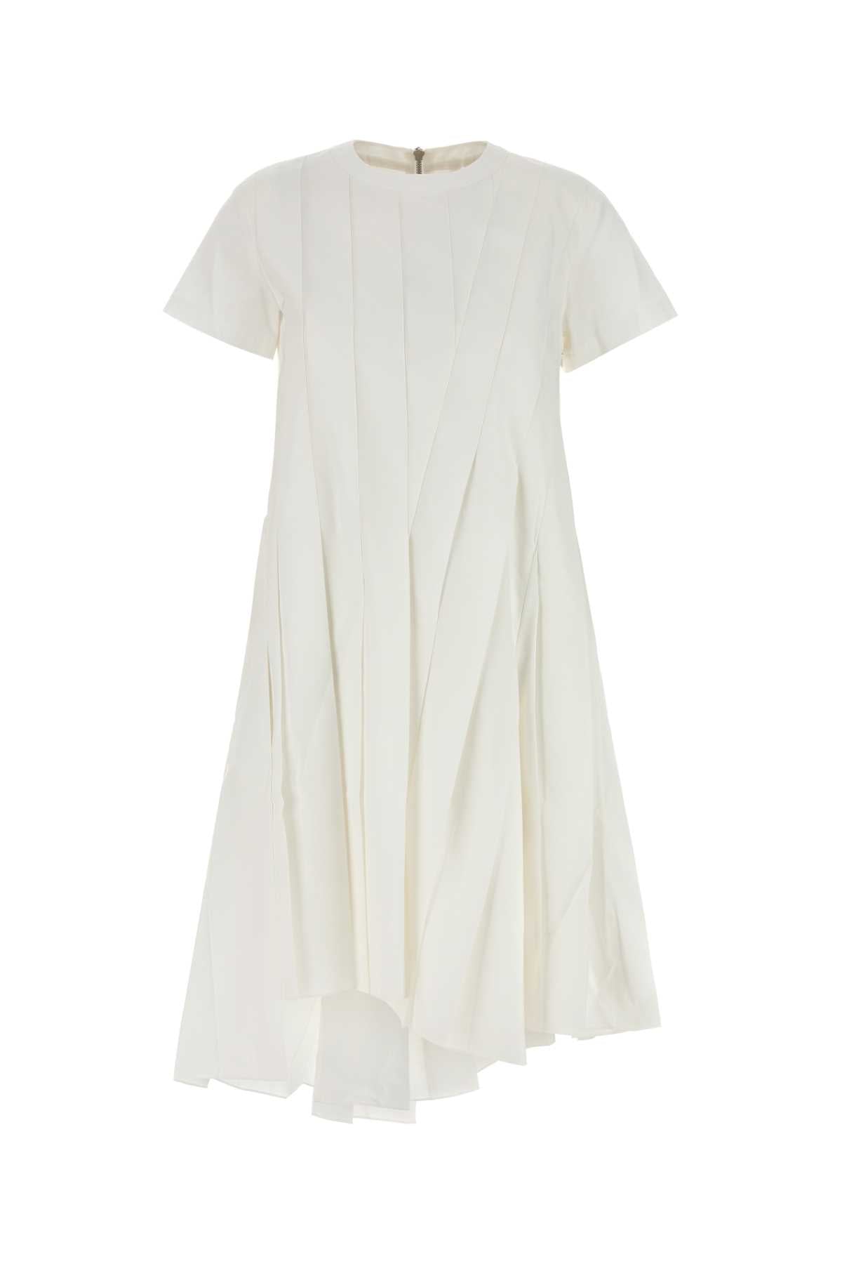 SACAI Elegant Mini Poplin Dress for Women