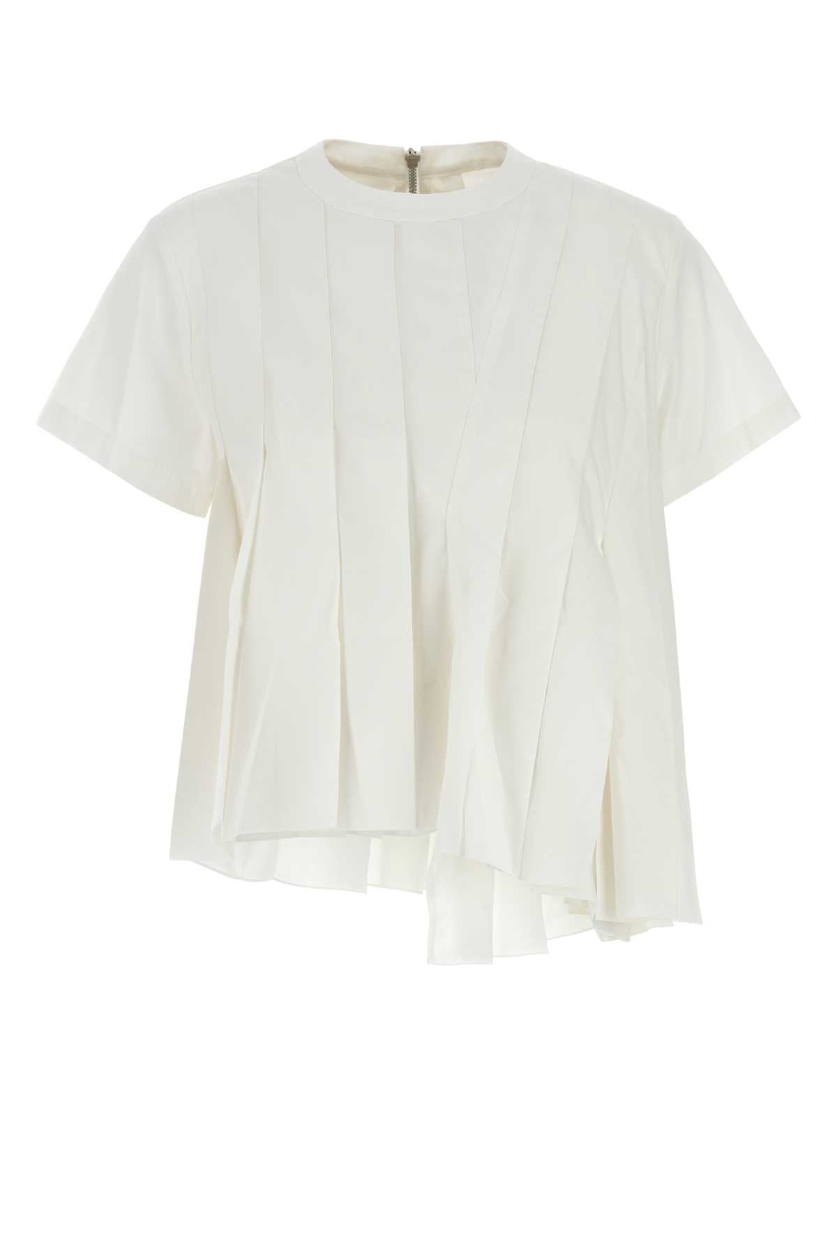 SACAI Women's Poplin Top for Season 25W