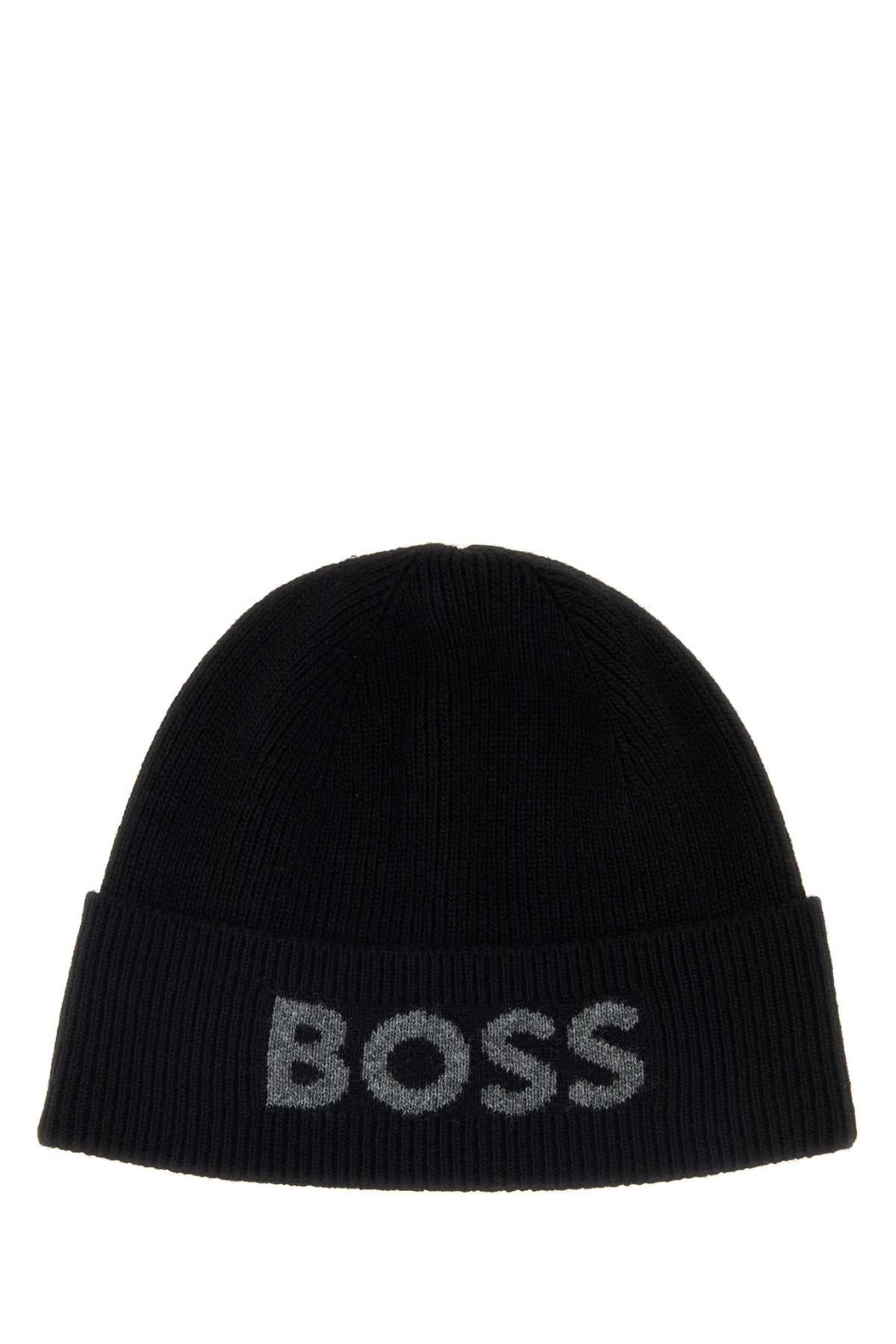 BOSS Wool Blend Elios Beanie Hat